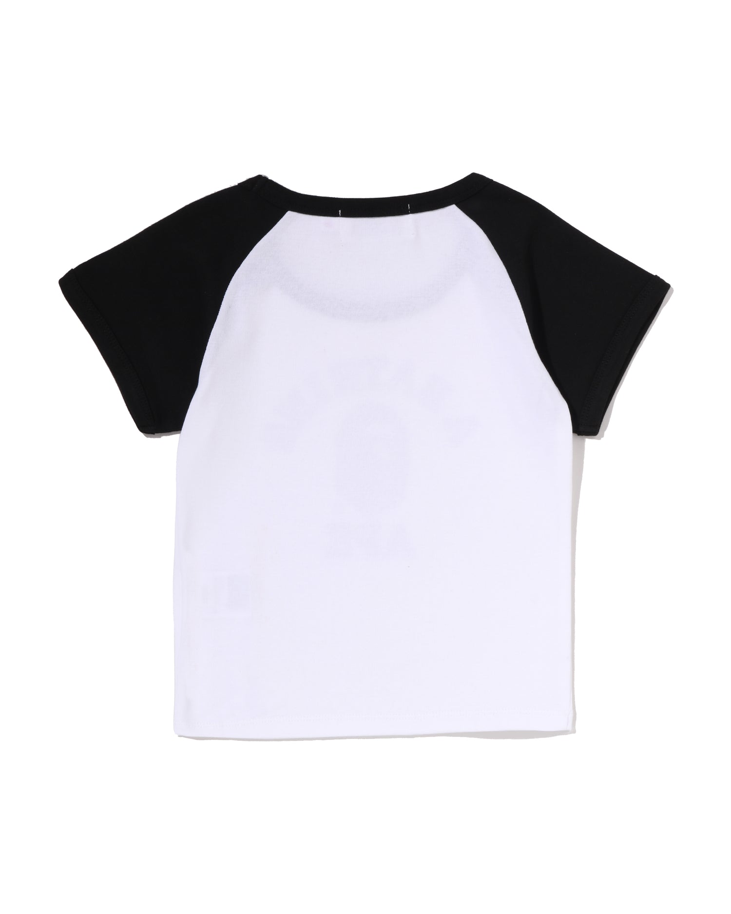 A BATHING APE® College Raglan Cropped Tee | Bape official website