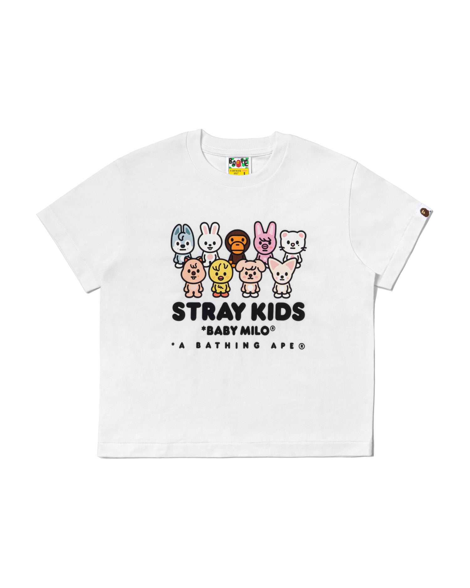 BAPE KIDS Tシャツ ショートパンツセット A BATHING APE® BAPE X Straykids Family Milo Tee | Bape official