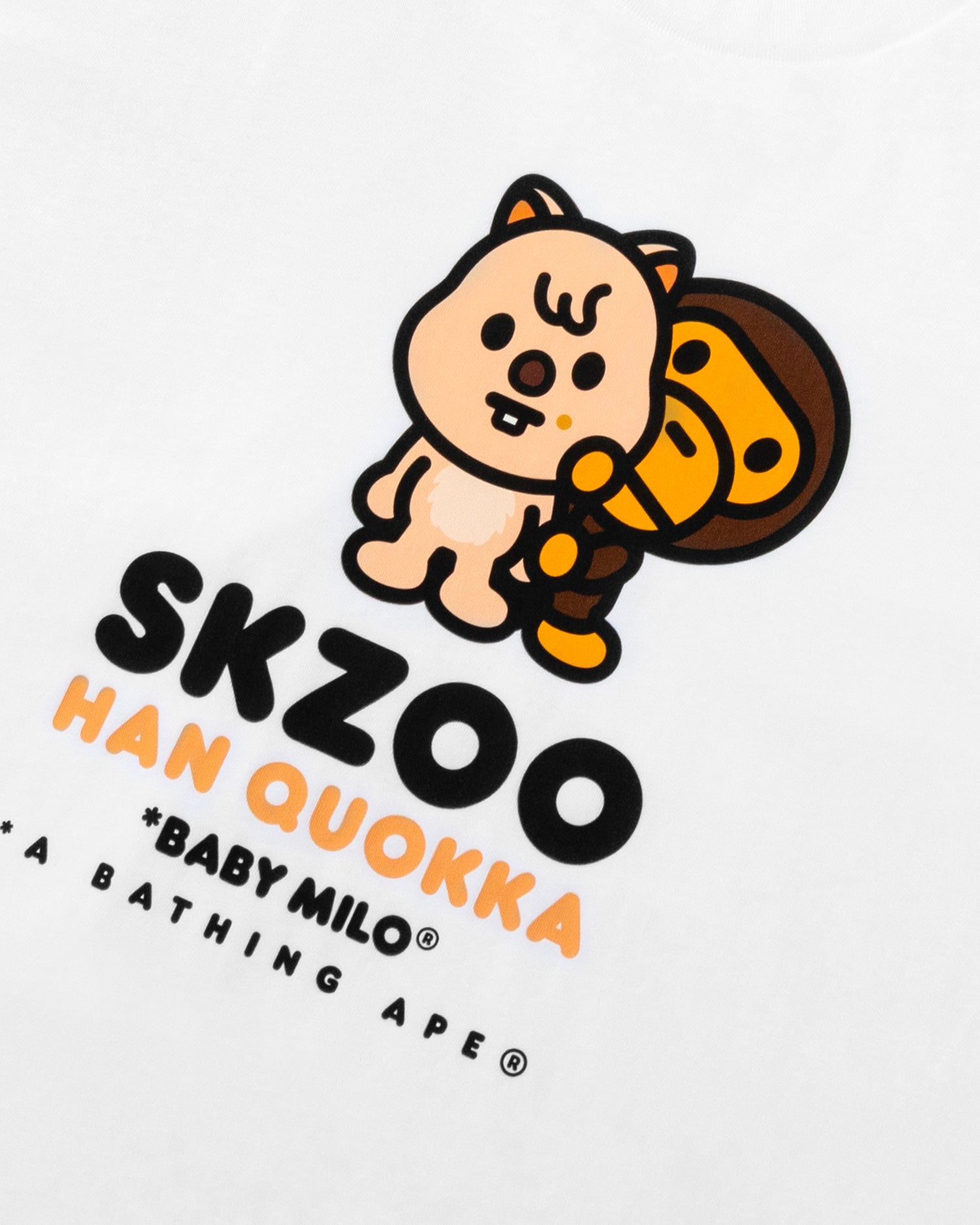 A BATHING APE® BAPE X Straykids Han Quokka Baby Milo Tee | Bape