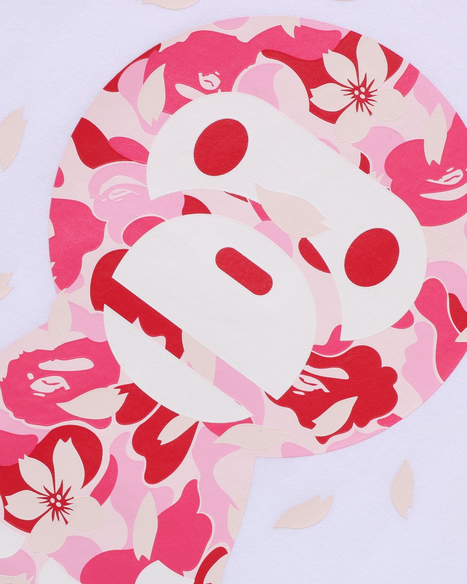 A BATHING APE® Abc Sakura Camo Baby Milo Cropped Tee | Bape
