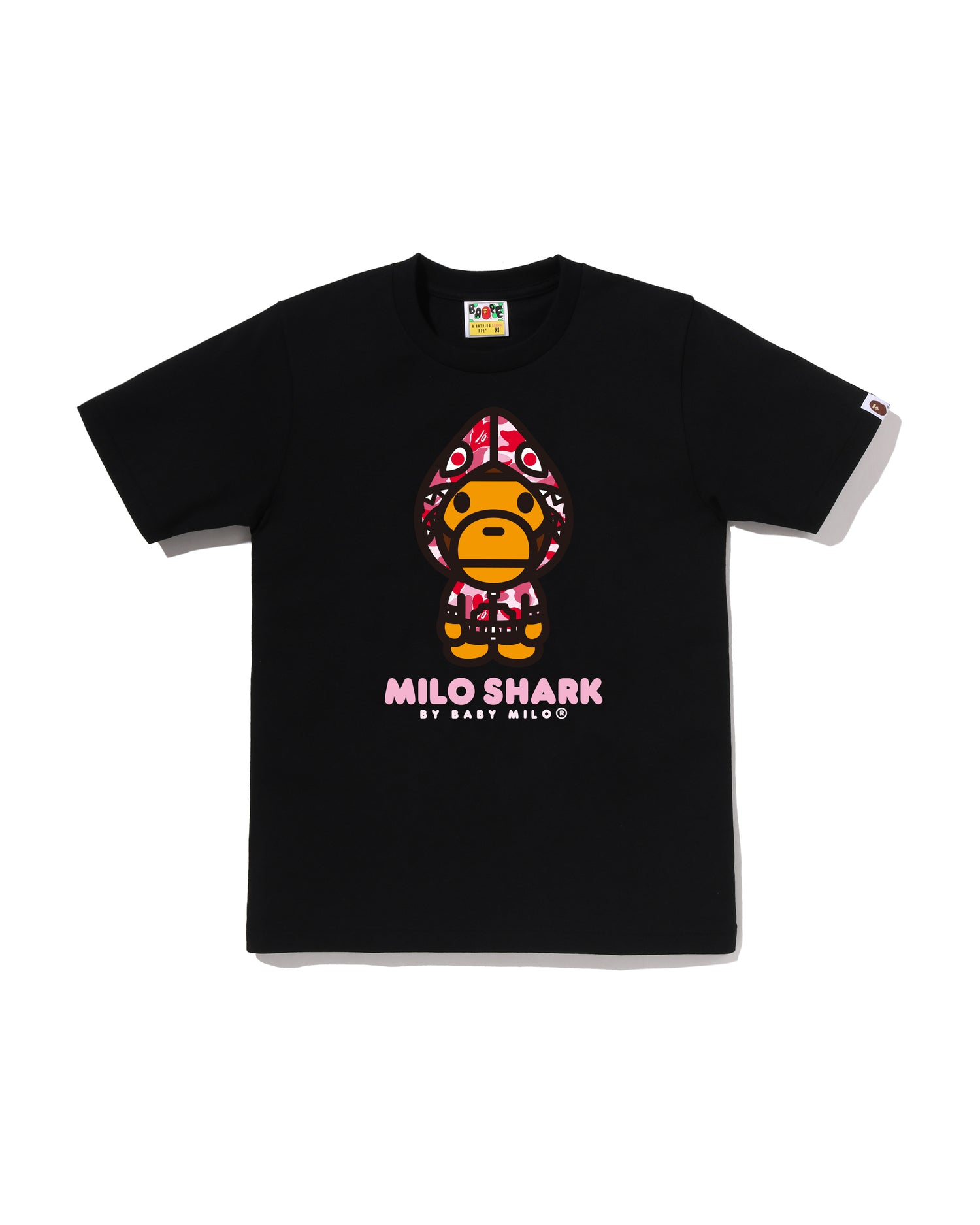 A BATHING APE® ABC Camo Milo Shark FZH Tee | Bape official website