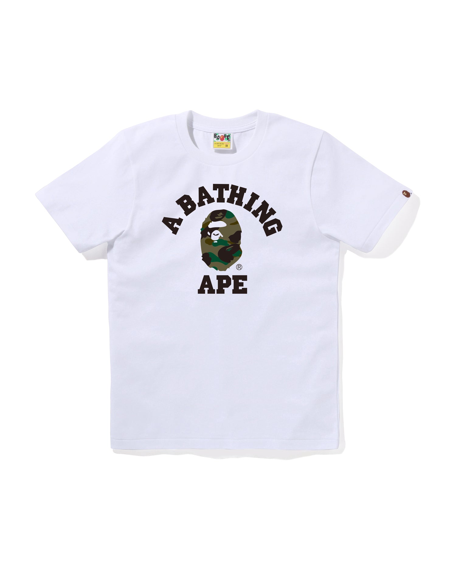 A BATHING APE® 1st Camo College Tee | Bape official website