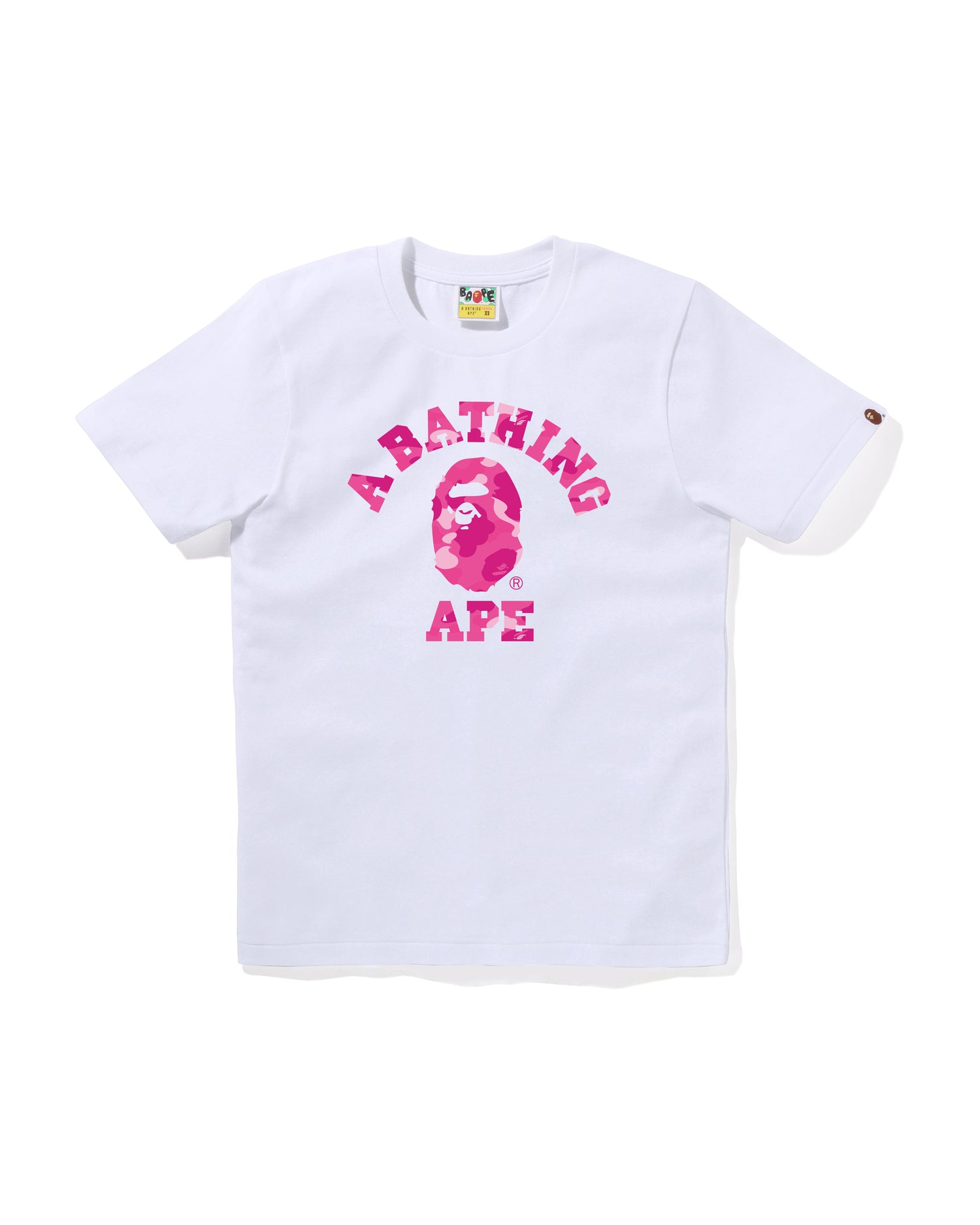 A BATHING APE® Color Camo College Tee | Bape official