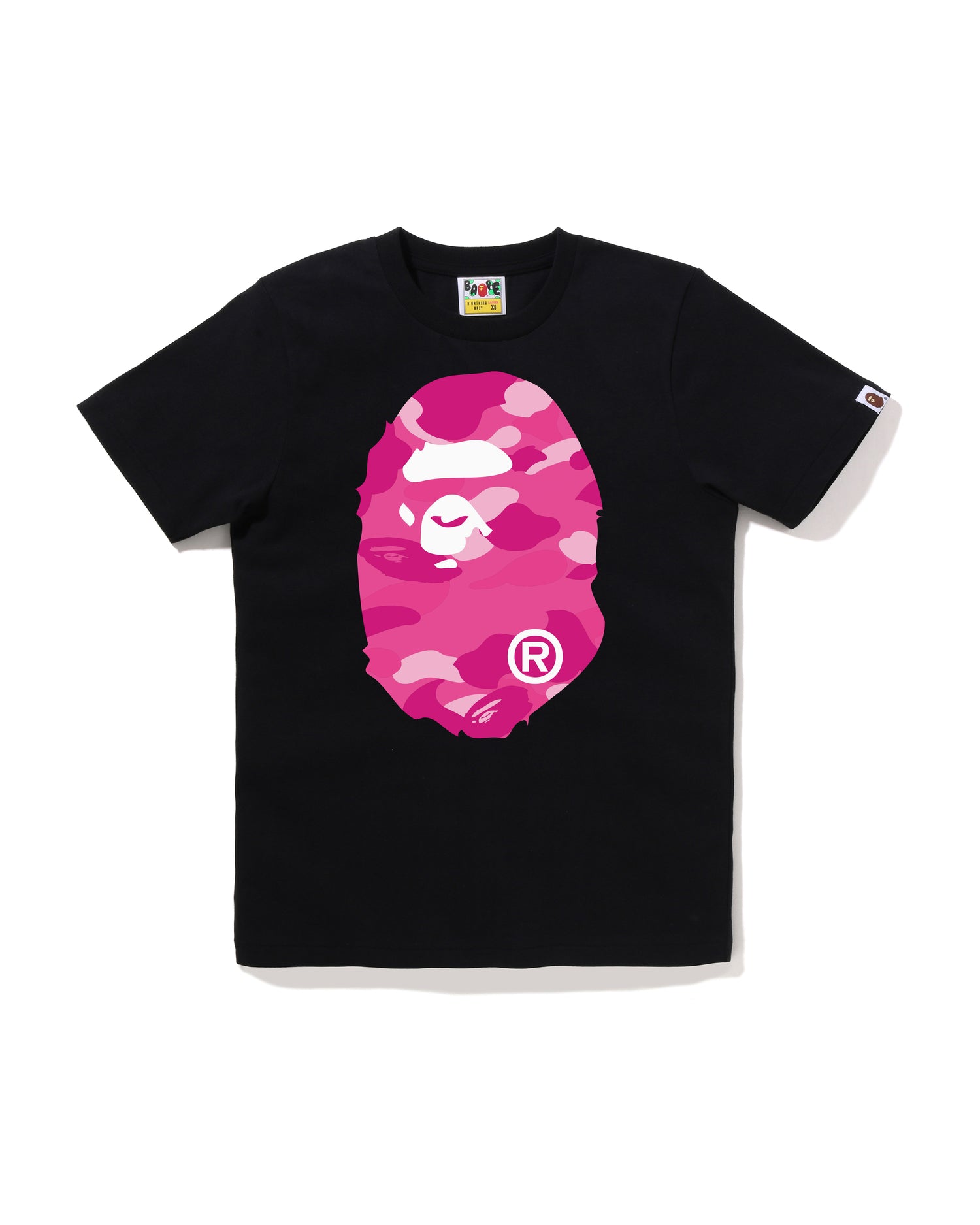 A BATHING APE Tシャツ 黒 ピンク A BATHING APE - エイプ Tシャツ 黒ピンク 正規品の通販 by ぱに