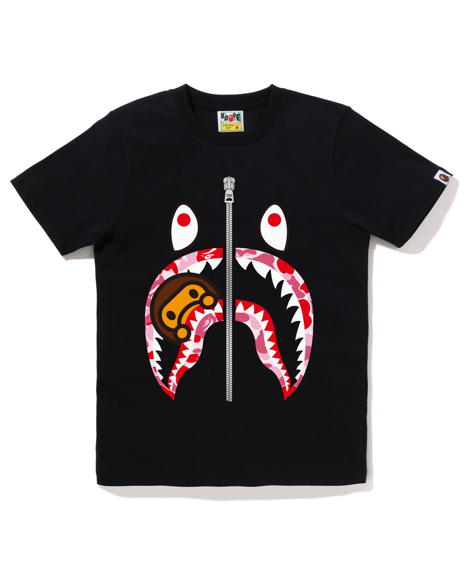 A BATHING APE Abc Camo Milo Shark Tee Bape official website INT.BAPE .COM