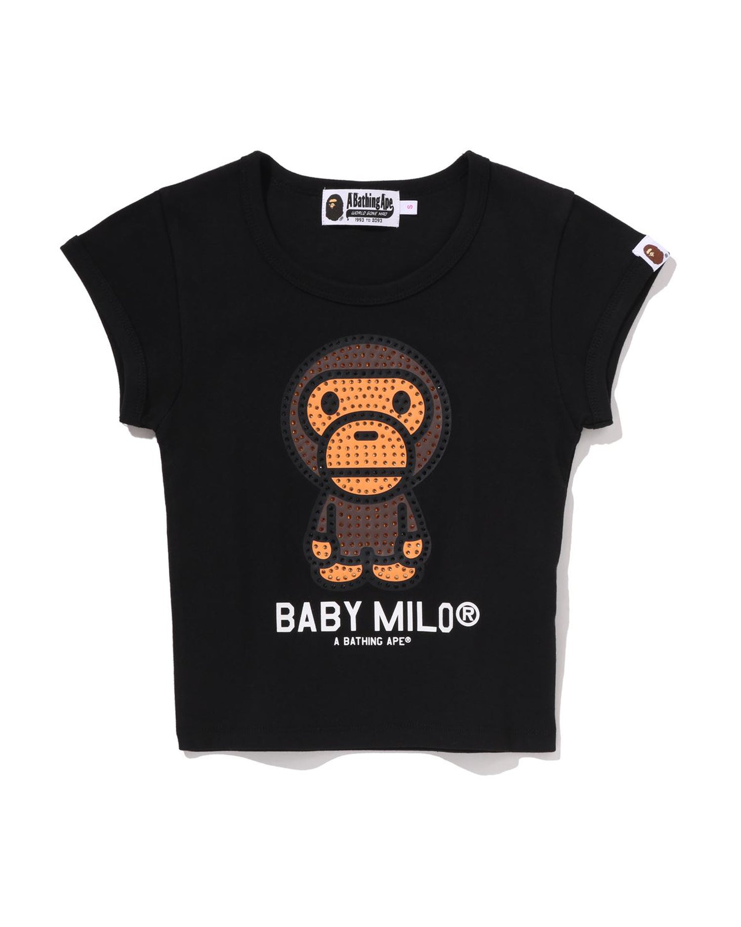 アベイシングエイプ BABY MILO チョコレート 半袖Tシャツ サイズ:L コットン レディース A BATHING APE 【1-0226347】 A BATHING APE - アベイシングエイプ BABY MILO チョコレート 半袖T