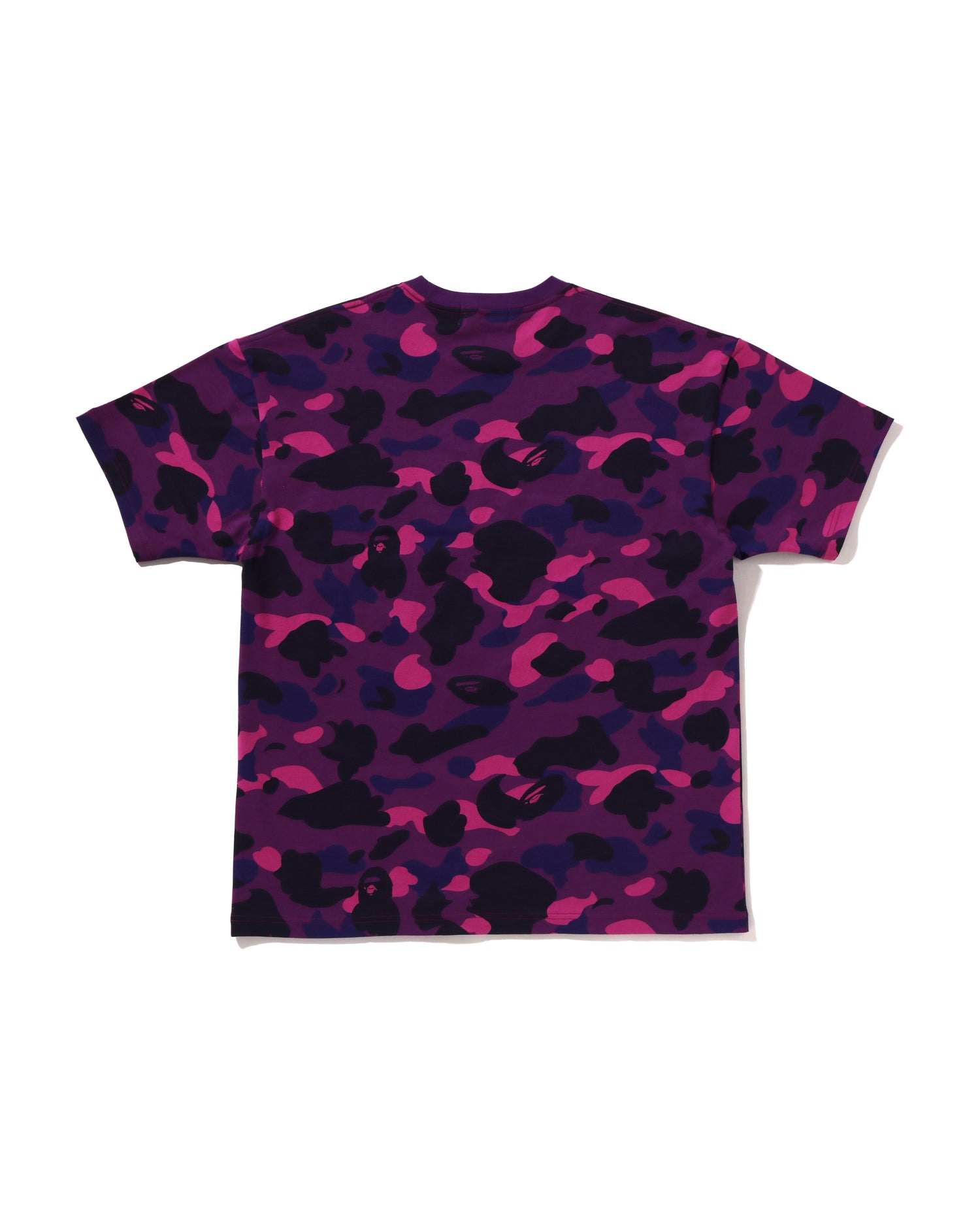 A BATHING APE® BAPE Logo Color Camo Oversized Tee | Bape official
