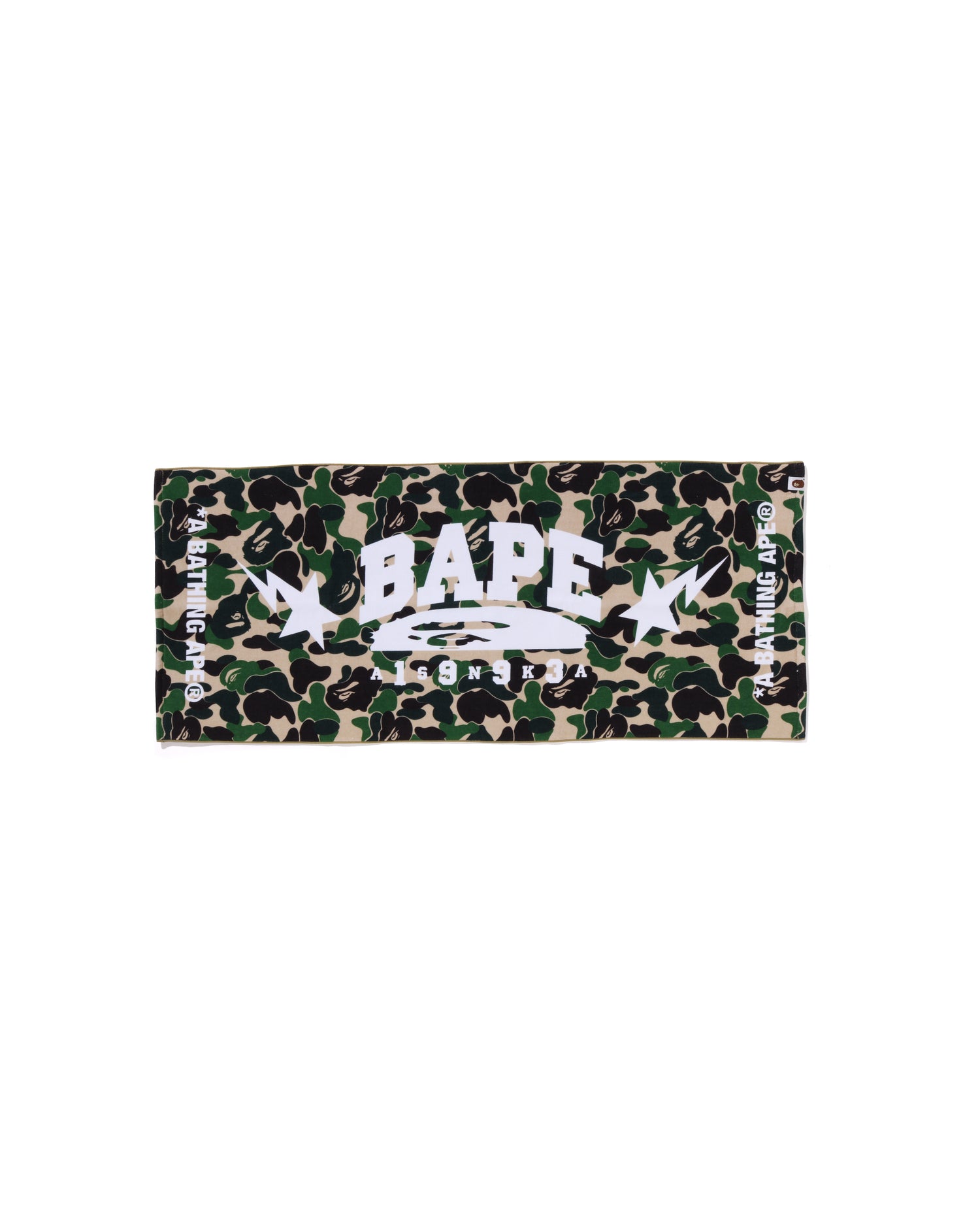 New A Bathing Ape ABC CAMO SPORT TOWEL shops