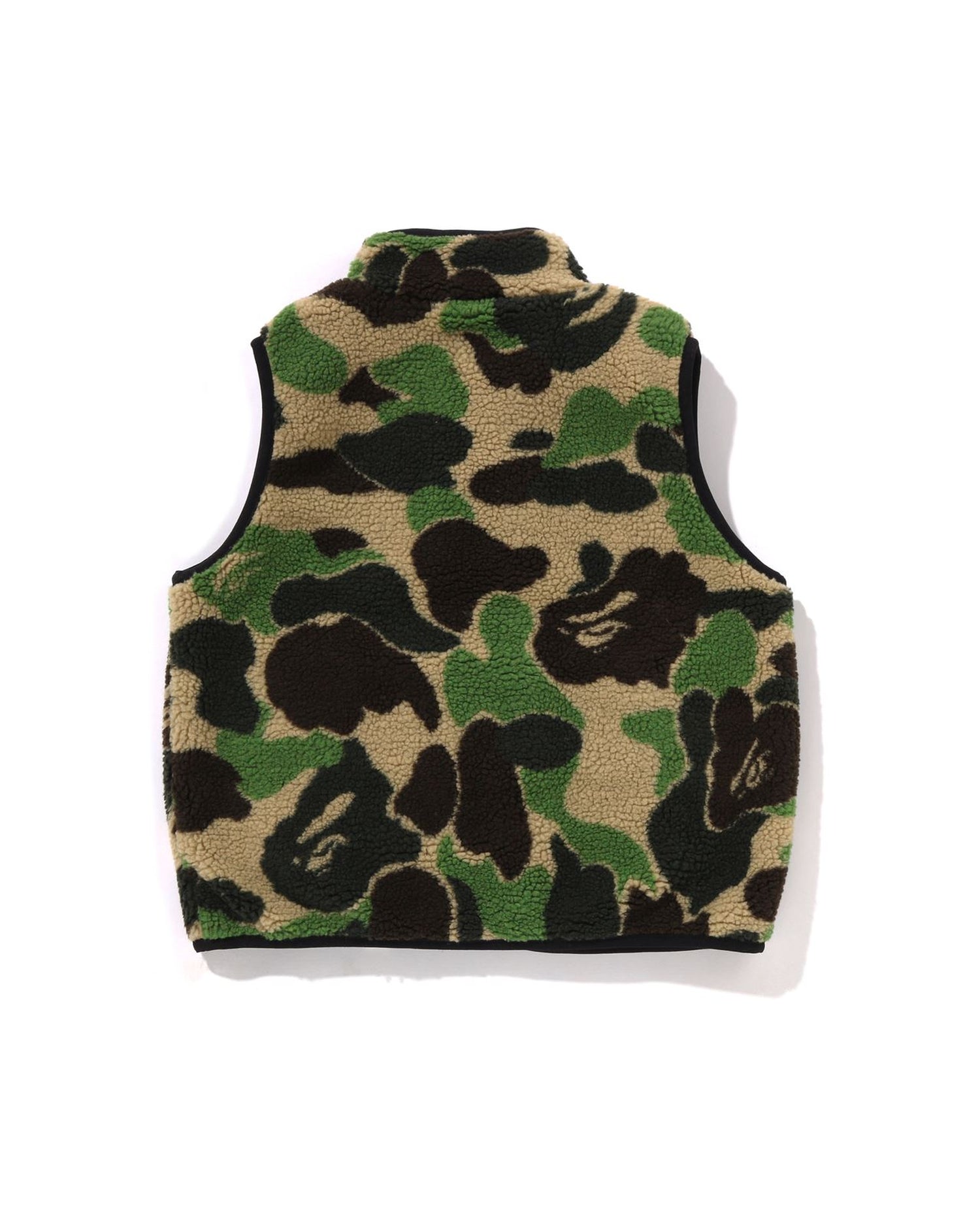 A BATHING APE® Kids Abc Camo Boa Ripstop Reversible Vest