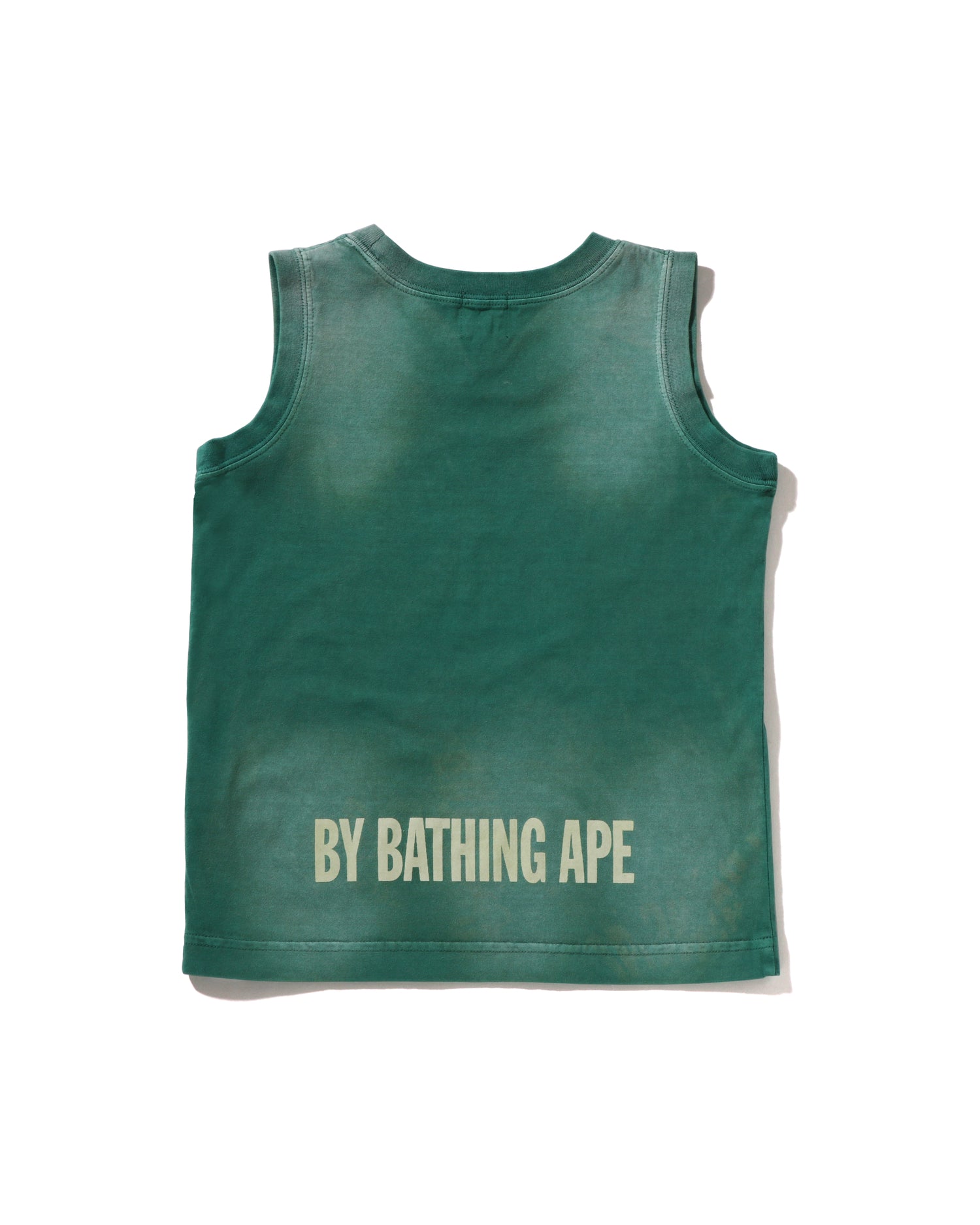 A BATHING APE® Kids Ape Face Washed Effect Tank Top | Bape
