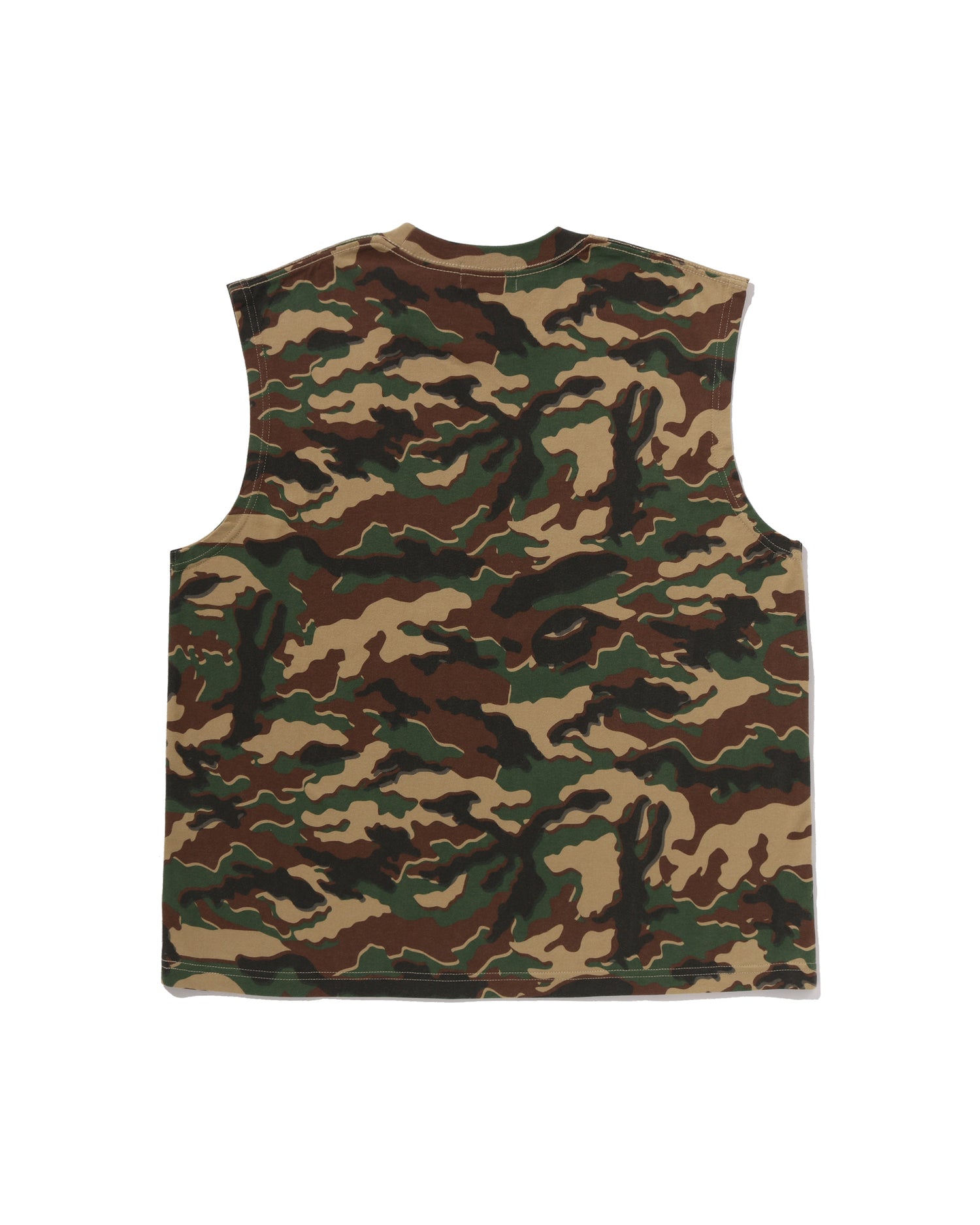 【お値下げしました】A BATHING APE タンクトップ 迷彩 A BATHING APE（アベイシングエイプ） タンクトップ ノースリーブ ABC