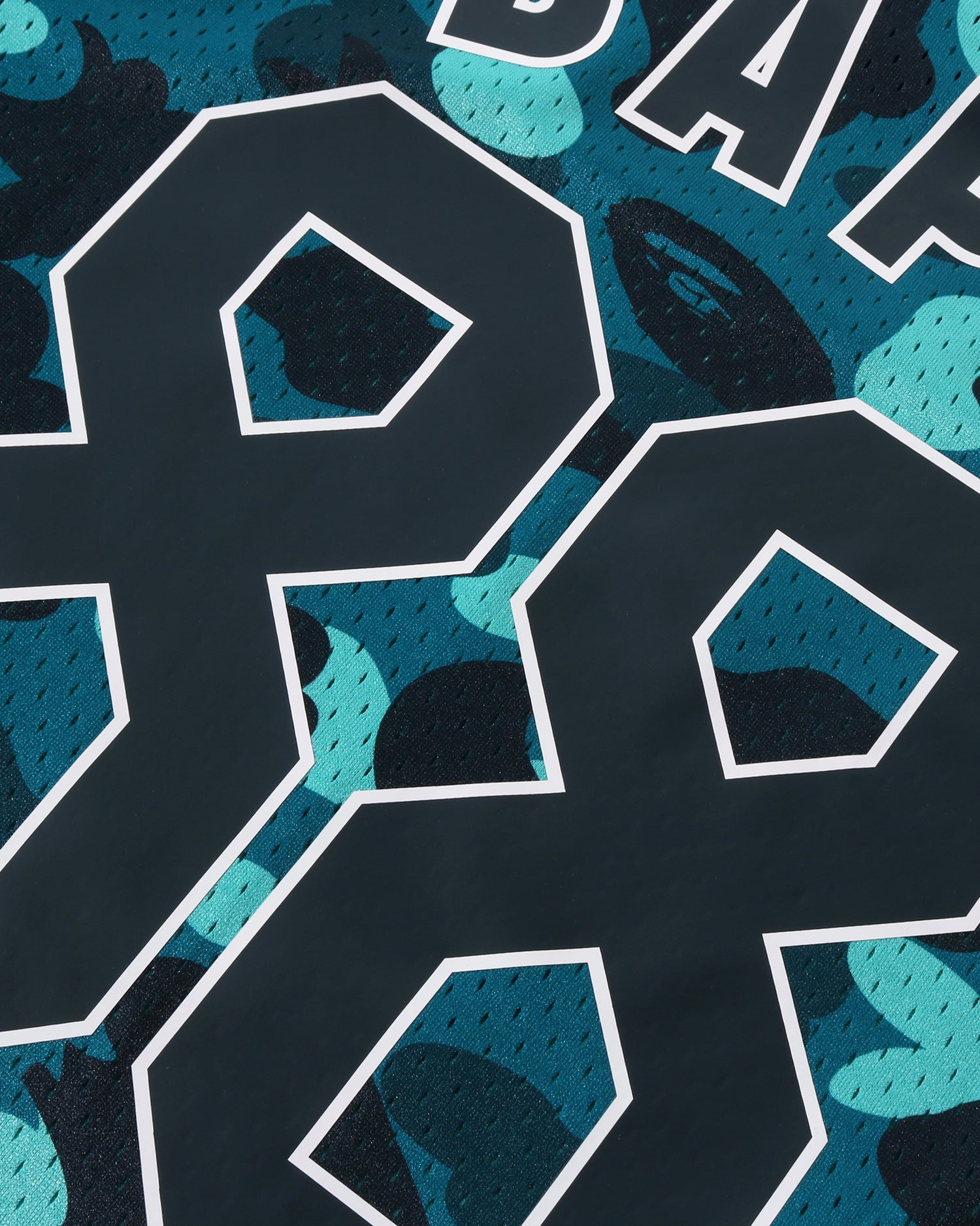 A BATHING APE® Color Camo Mesh Multi Logo Relaxed Fit Tank Top