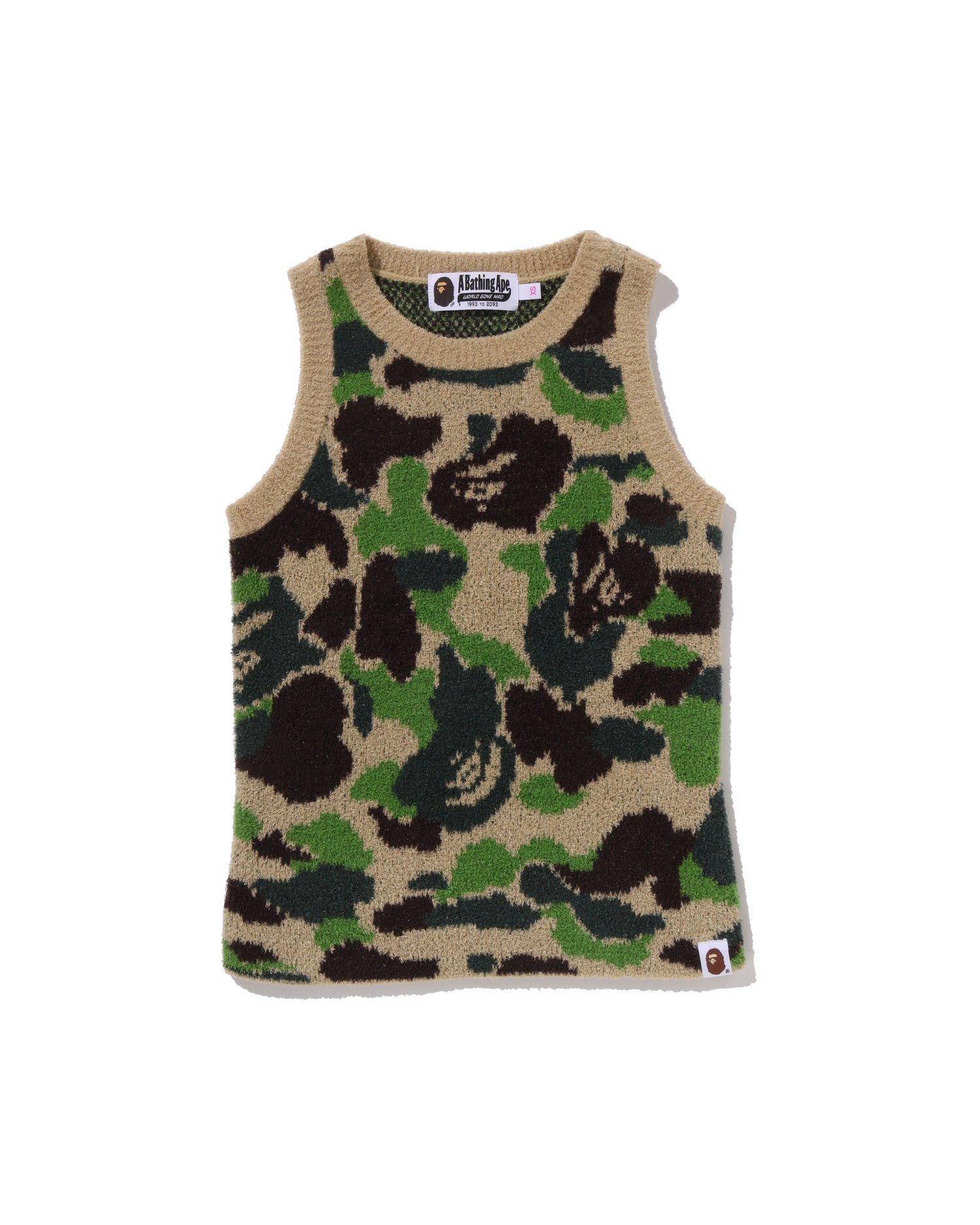 A BATHING APE® Abc Camo Towel Jacquard Tank Top | Bape official