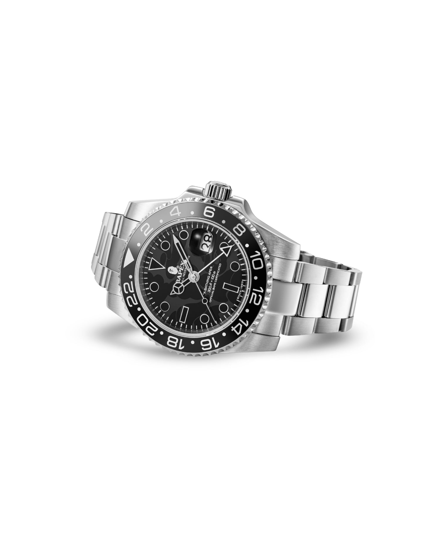 BAPE BAPEX レッド カモフラージュ 金属ベルト BAPE Type 2 BAPEX Color Camo Watch Red Men's - FW23 - US