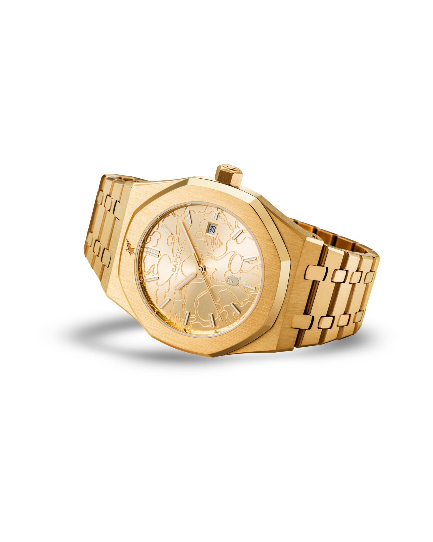 A BATHING APE BAPEX デイトナ ゴールド A BATHING APE® TYPE 9 BAPEX #1 M | Bape official website – INT