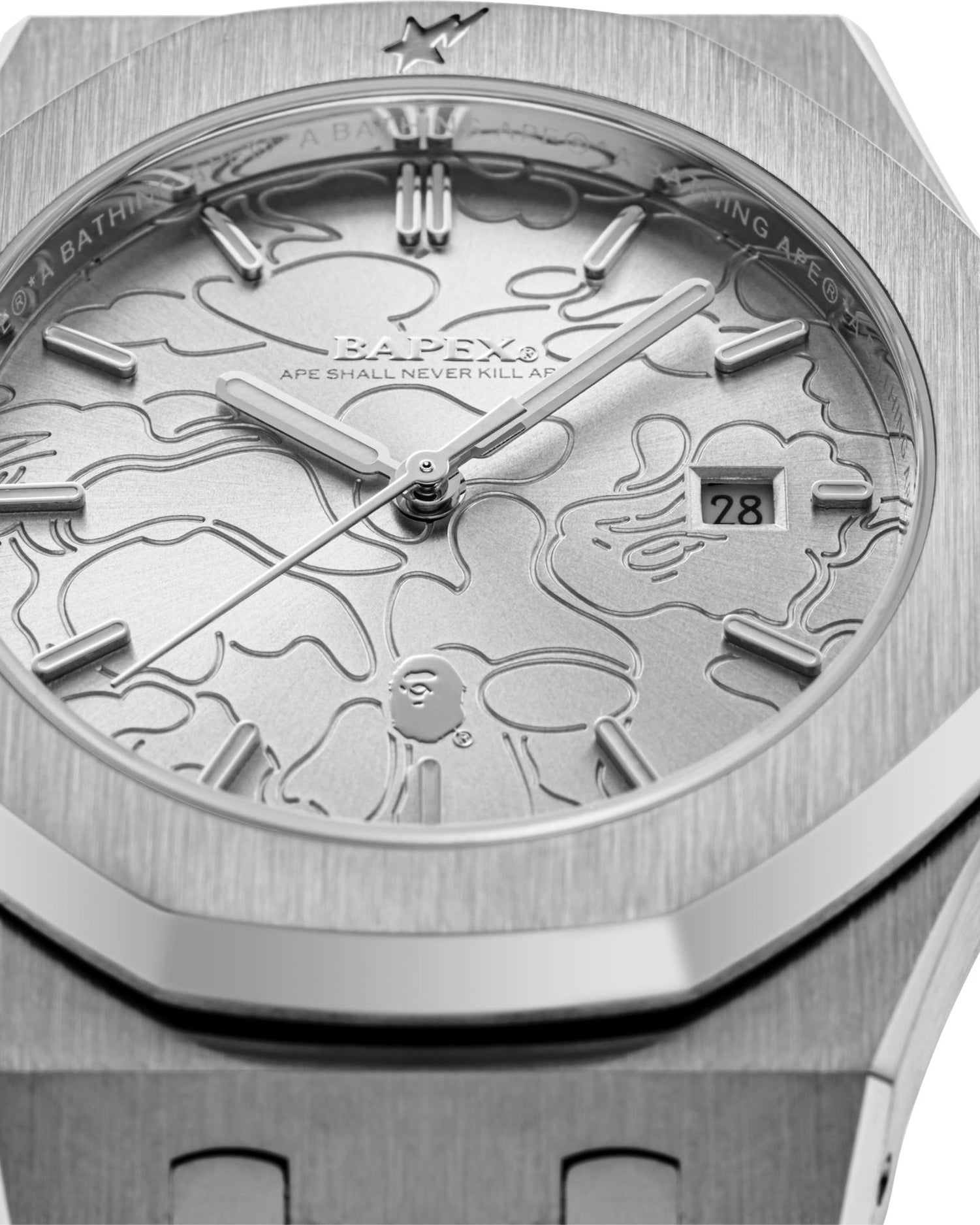 BAPEX WHITE✕BLACK A BATHING APE® TYPE 9 BAPEX #1 M | Bape official website – INT