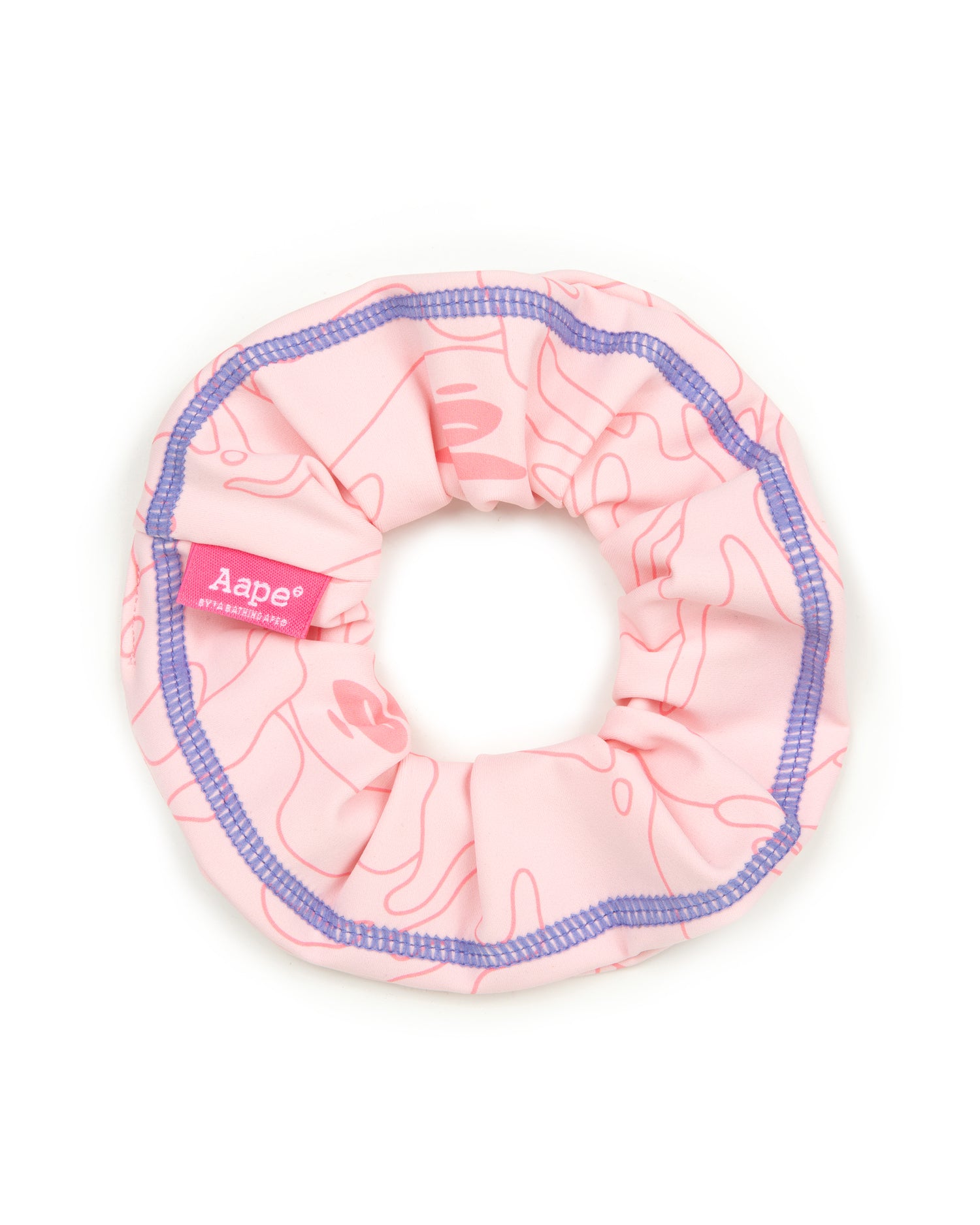 a bathing ape ヘアアクセサリー　scrunchie ブレスレット A BATHING APE（アベイシングエイプ）の「BABY MILO RAINBOW