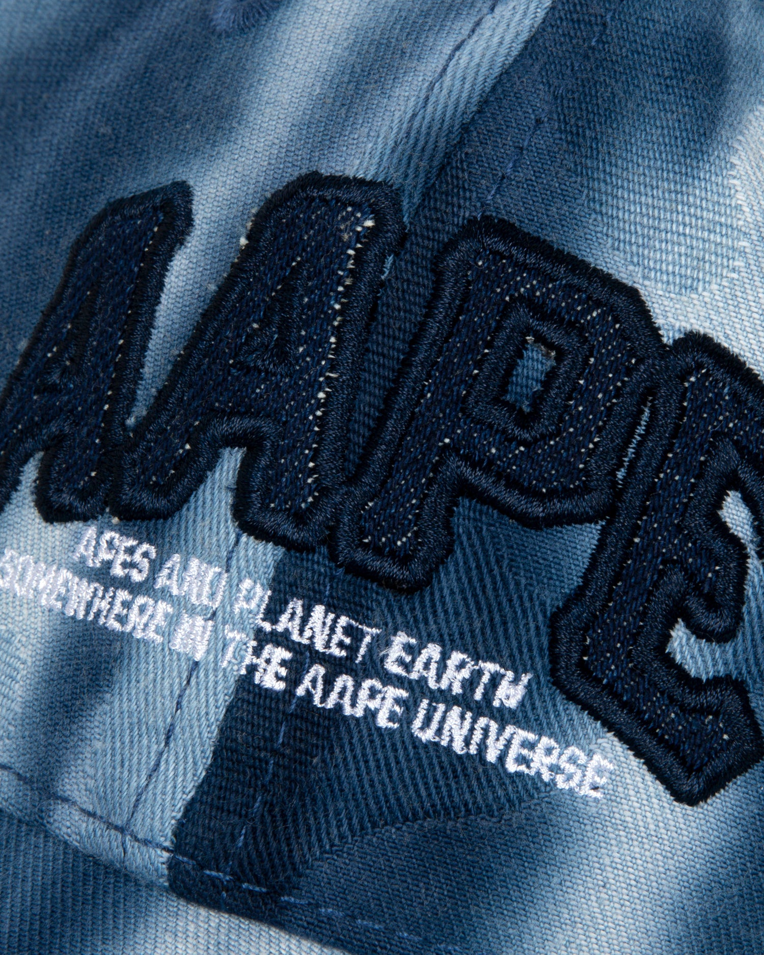 【AAPE by A BATHING APE】Moonface 刺繍ロゴ タイダイ キャップ AAPE by A BATHING APE】Moonface 刺繍ロゴ タイダイ キャップ