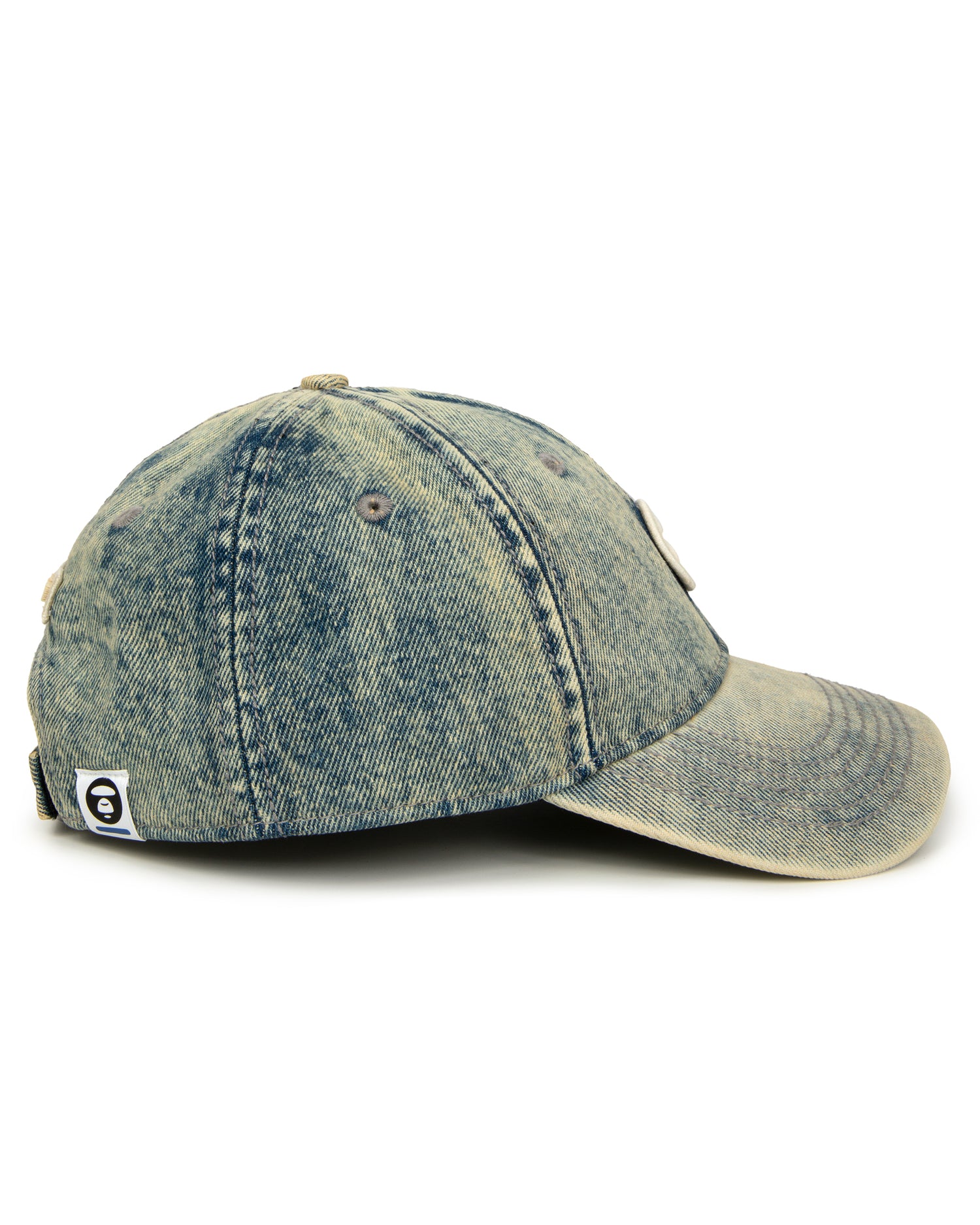 AAPE AAPENOW moonface logo denim cap | Bape official website