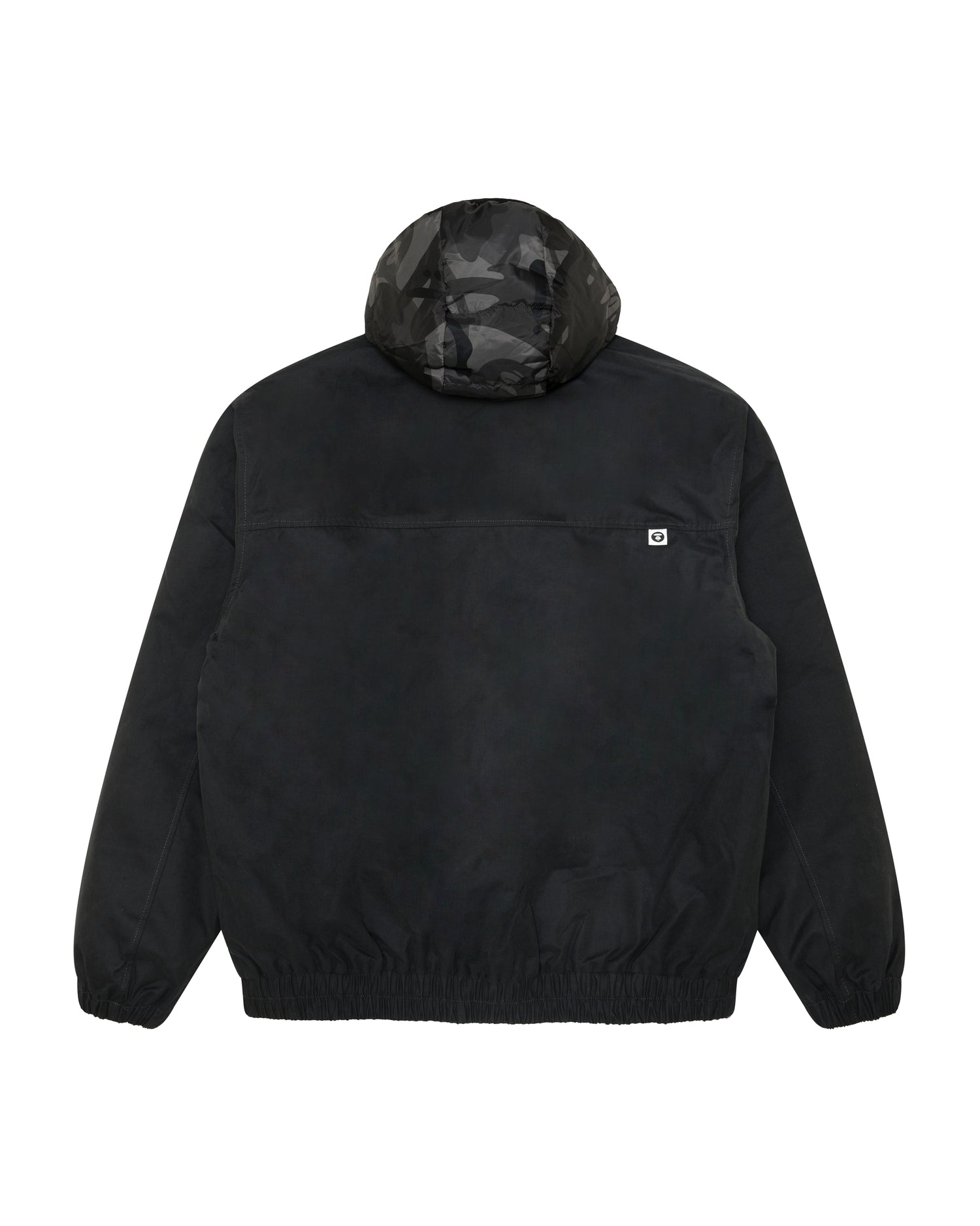 AAPE Moonface logo hooded down jacket | Bape official