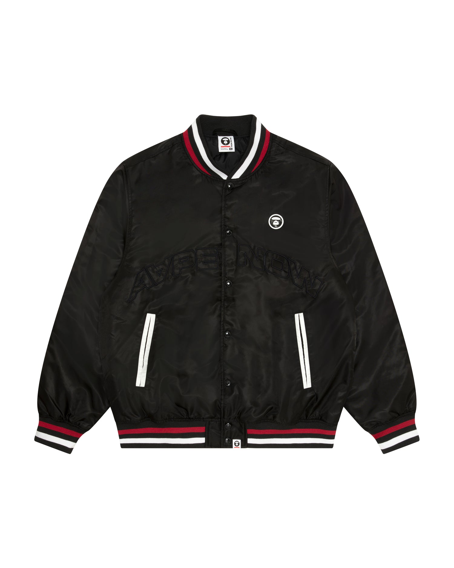 Aape AAPE NOW moonface logo baseball jacket | Bape official