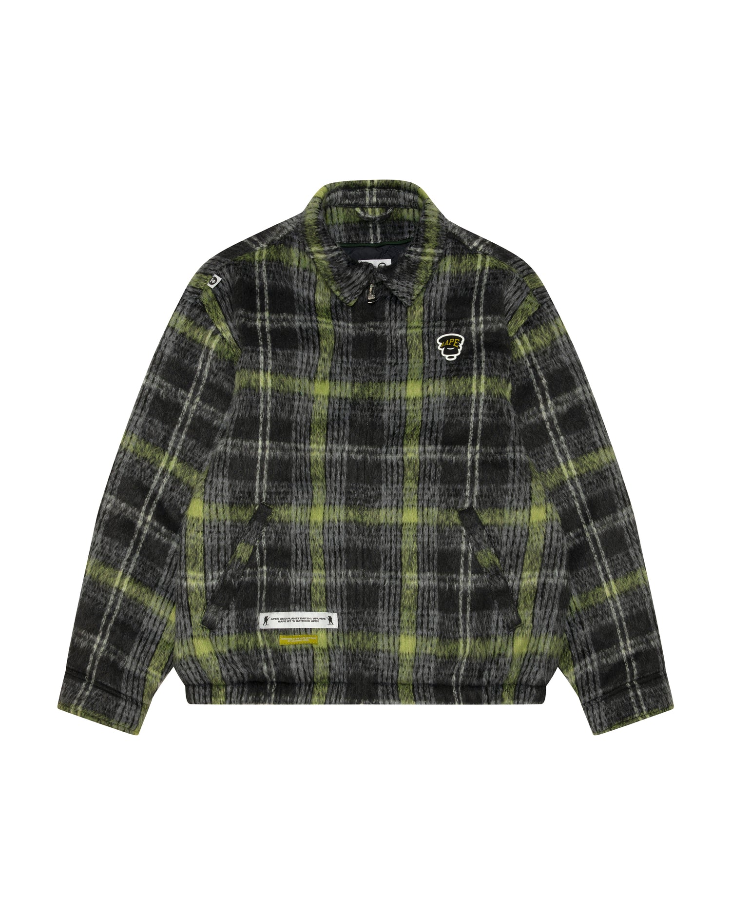ジャケット・アウター TROPHY CLOTHING BUFFALO CHECK JACKET  M Vintage Buffalo Check Plaid Full Zip Jacket 70s AE6 | eBay
