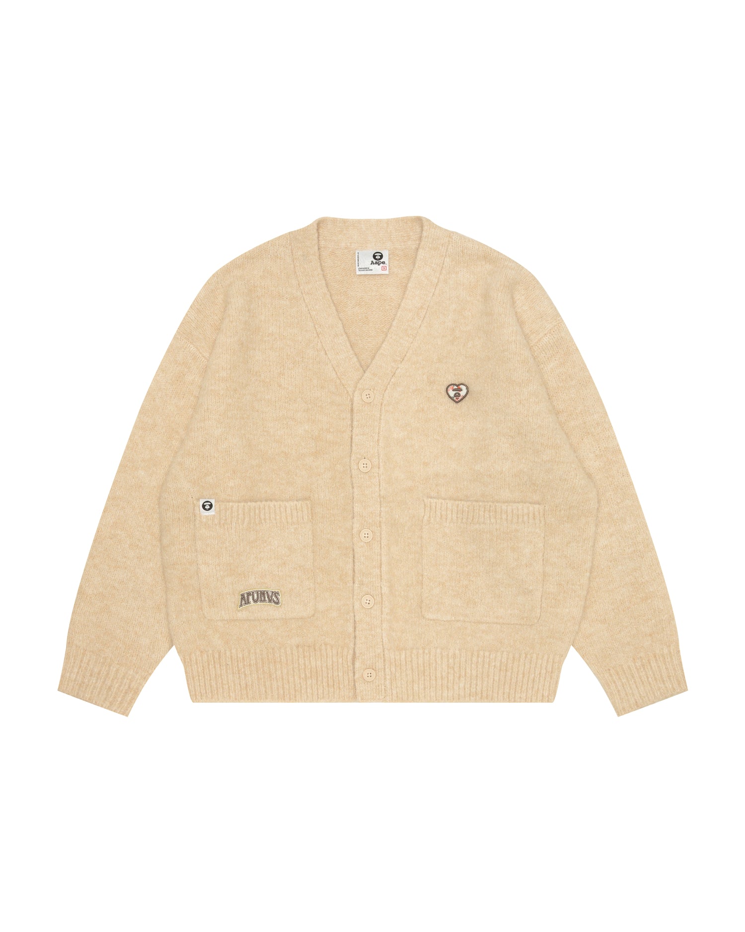 BAPE X MOUSSY KNIT CARDIGAN MOUSSY A BATHING APE KNIT カーディガン