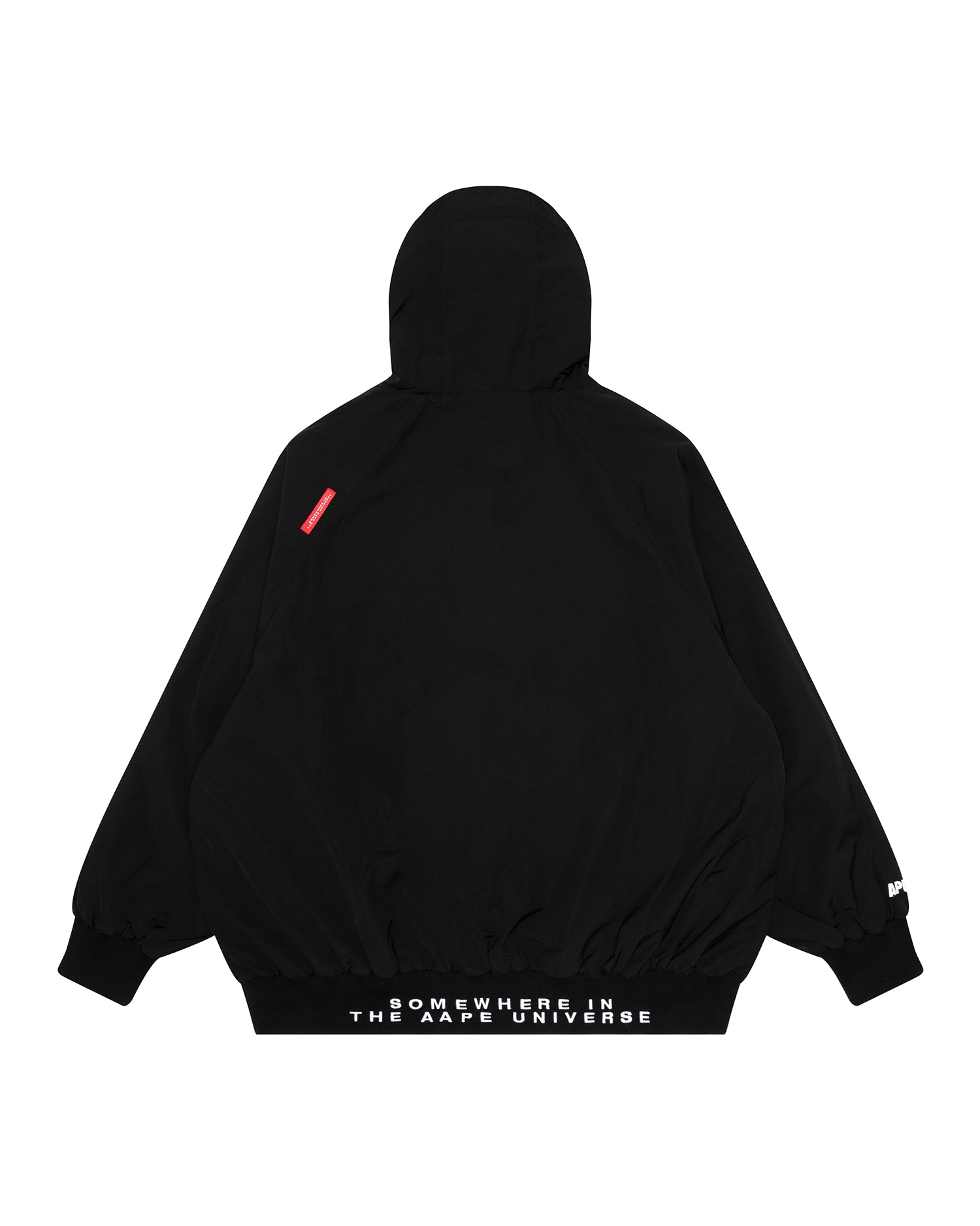 AAPE Moonface embroidered reversible zip-up hoodie | Bape