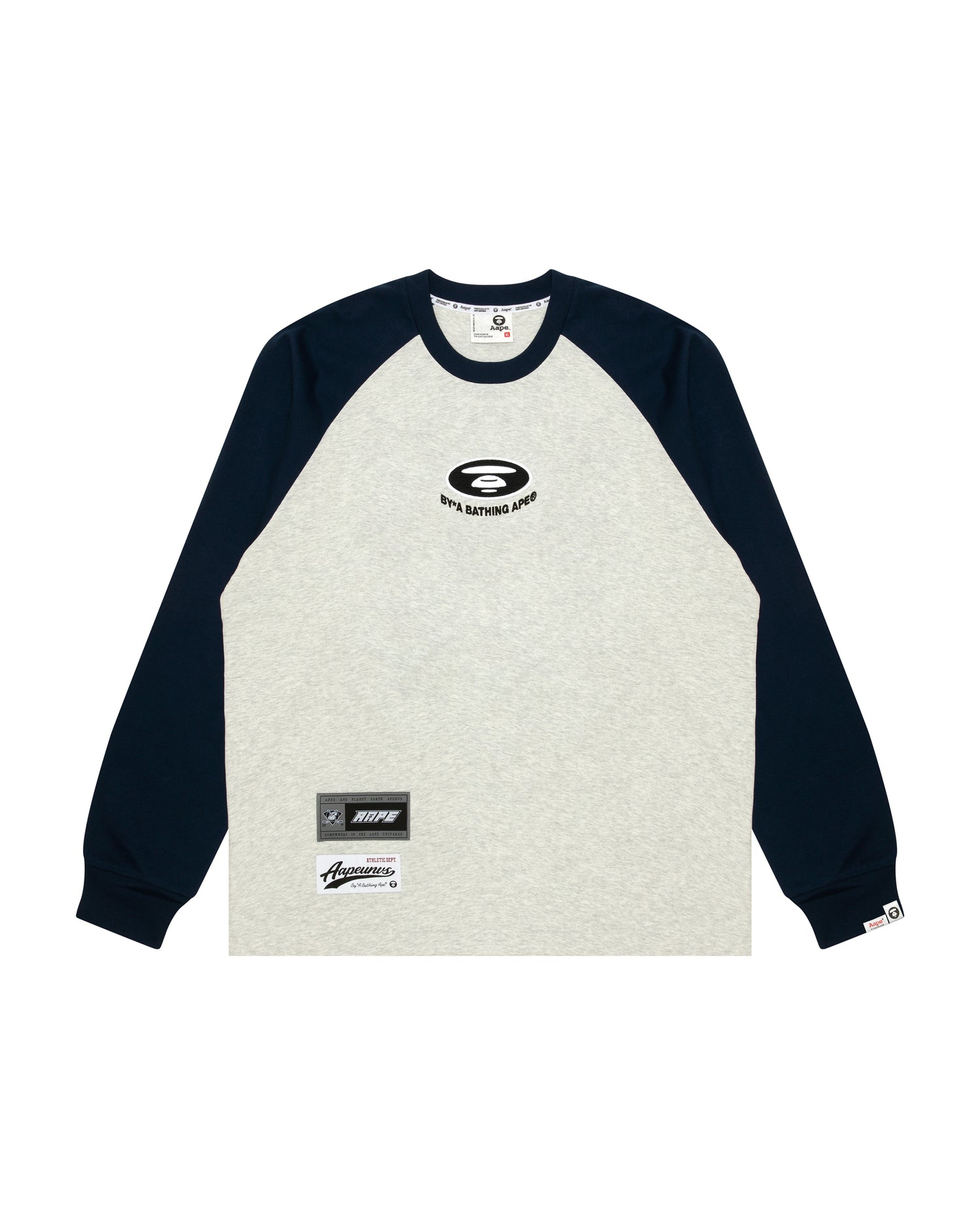 Aape Moonface logo raglan tee | Bape official website – INT