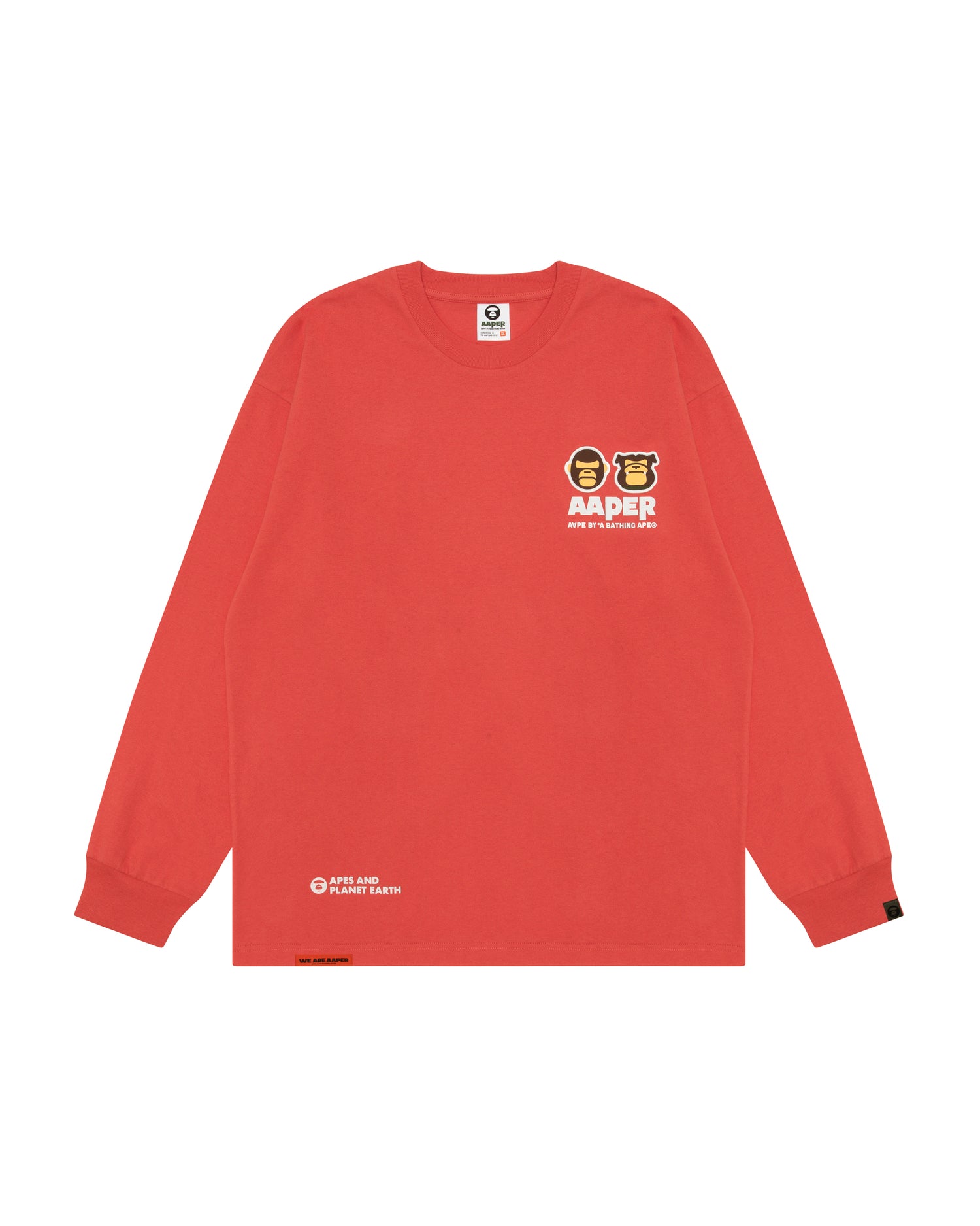 AAPE AAPER long sleeve tee | Bape official website – INT
