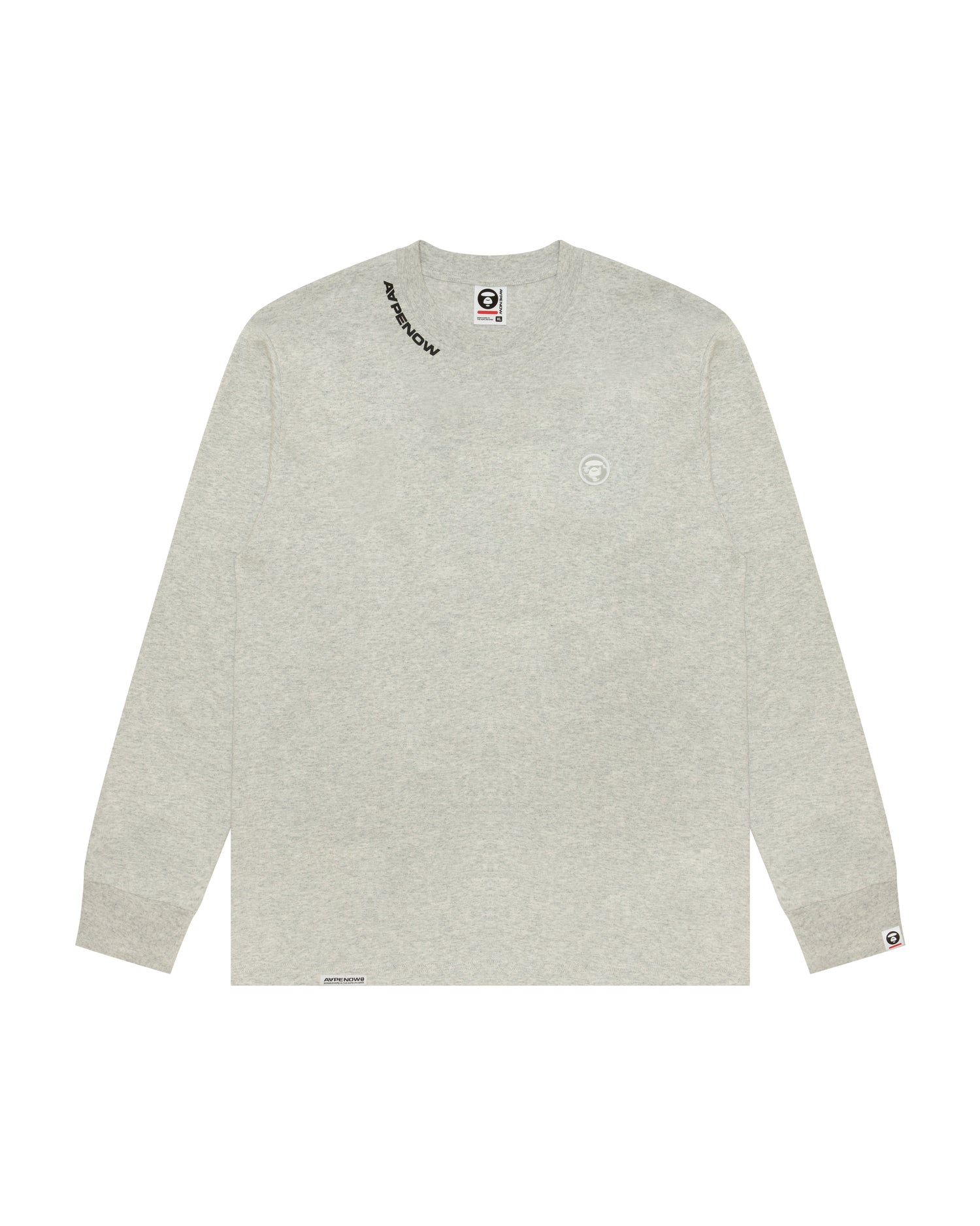 AAPE AAPENOW moonface logo long sleeve tee | Bape official AAPE AAPENOW moonface logo long sleeve tee | Bape official