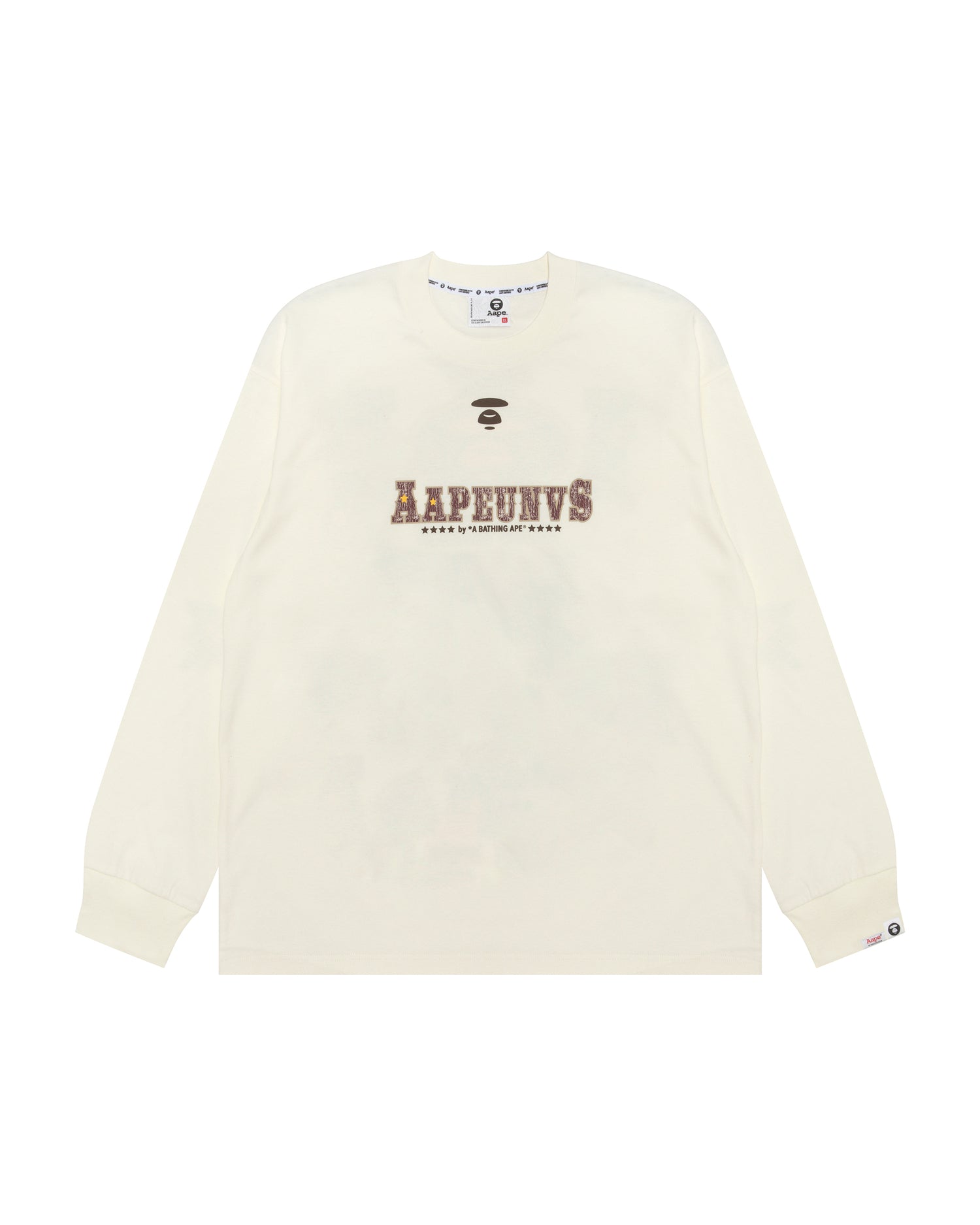 トップス everyone j.30000 rooftop logo L/S TEE M AAPE AAPEUNVS moonface logo long sleeve tee | Bape official