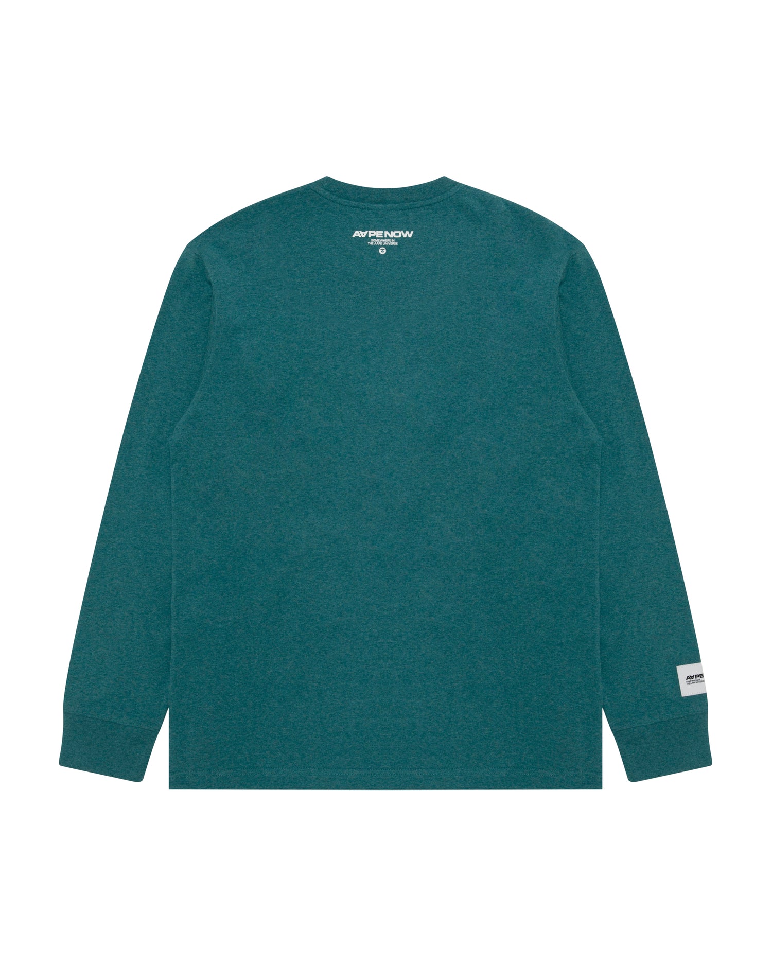 AAPE AAPENOW moonface logo long sleeve tee | Bape official