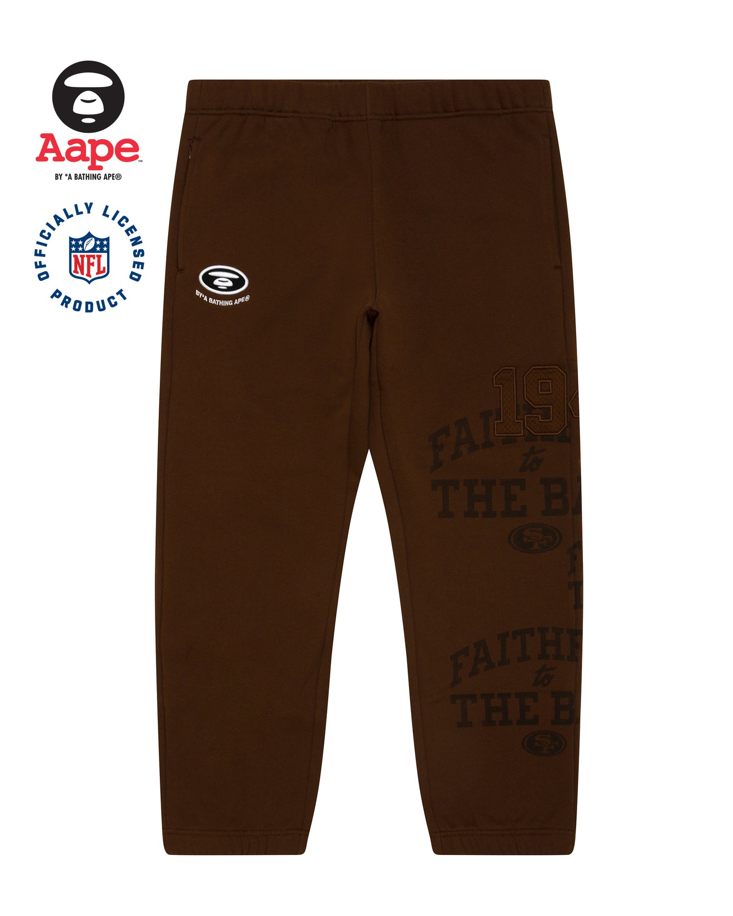 AAPE Moonface logo sweat pants | Bape official website – INT