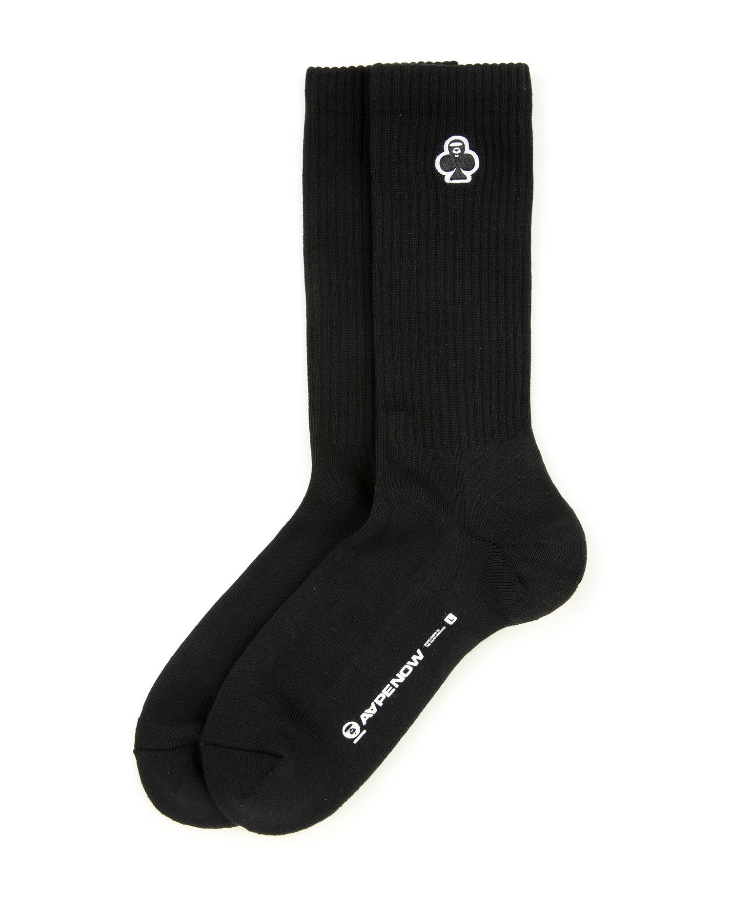 【AAPE by A BATHING APE】Moonface ロゴ アンクル ソックス ♪ AAPE Moonface embroidered ankle socks | Bape official