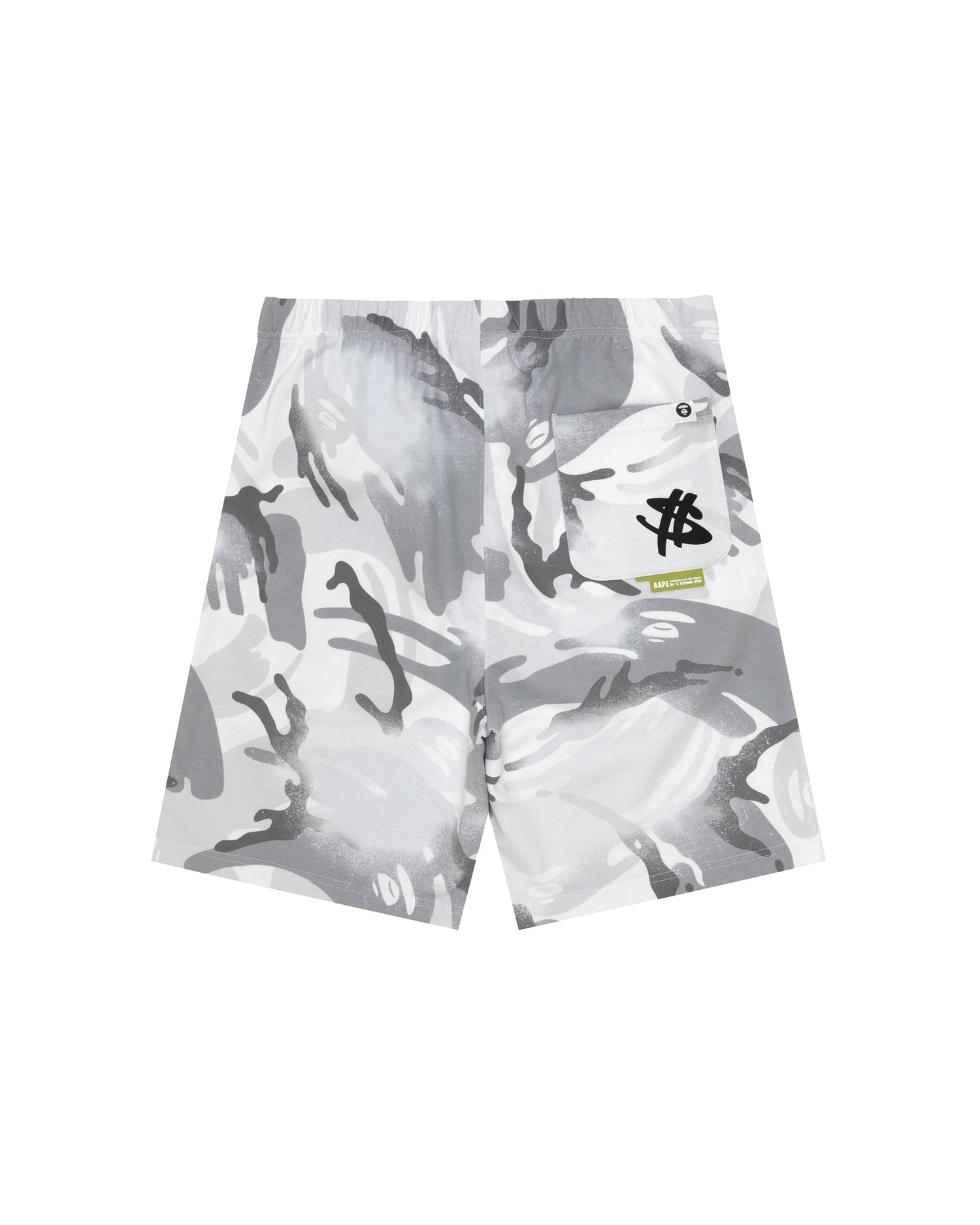 【BAPE】 AAPEUNVS moonface logo camo shorts AAPE Moonface logo camo sweat shorts | Bape official website