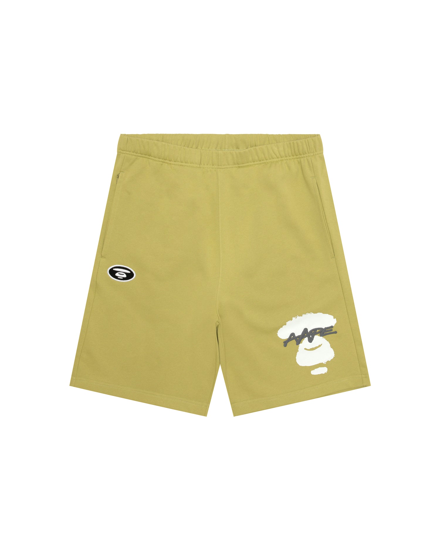 AAPE Moonface logo sweat shorts | Bape official website