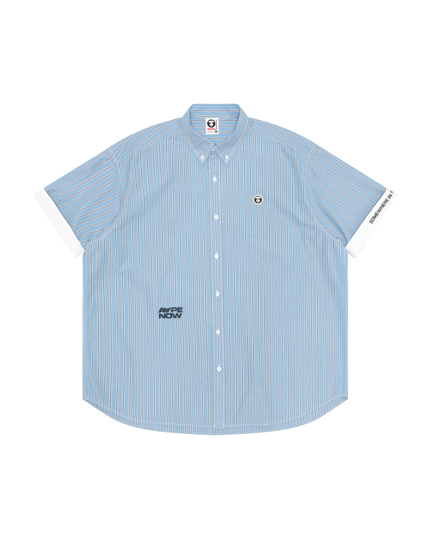 トップス bqpe A BATHING APE® Lux Sport Pattern Jacquard 10oz Denim Shirts