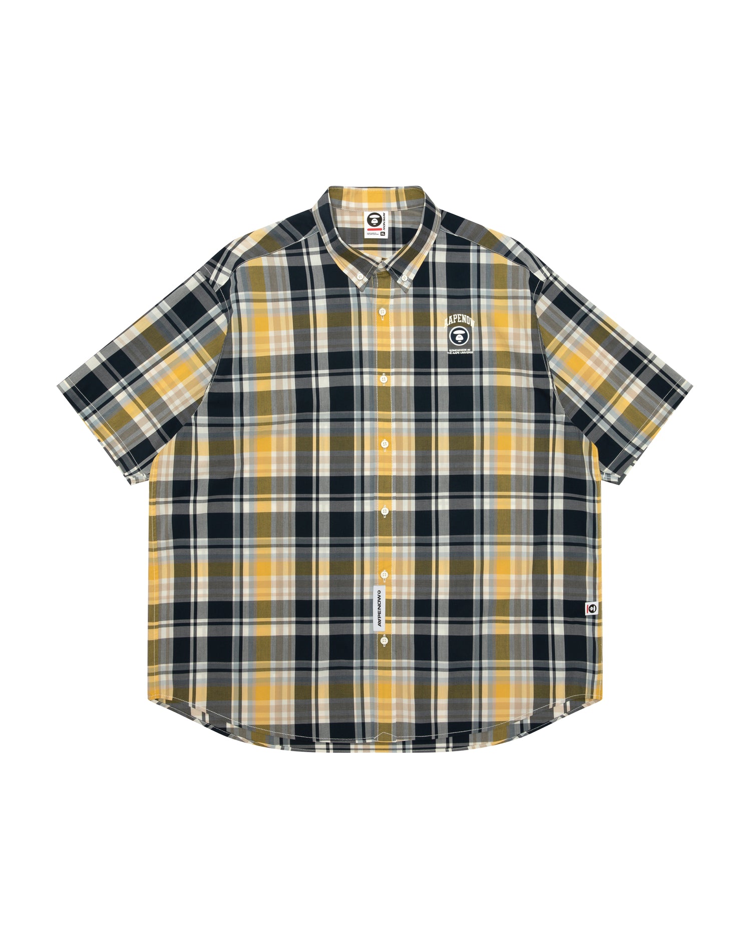 AAPE AAPENOW check shirt | Bape official website – INT.BAPE.COM