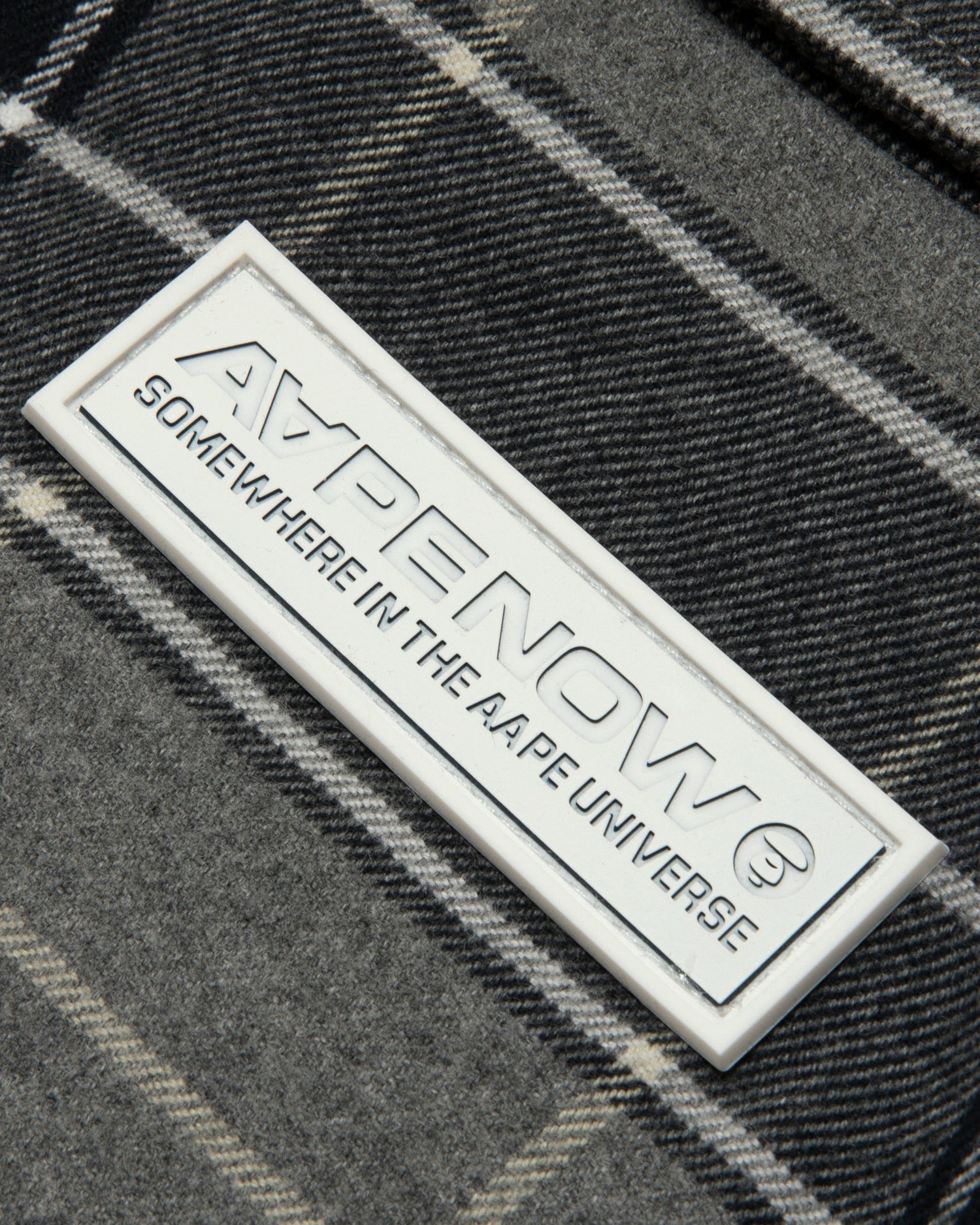 wapeページです！ AAPE AAPENOW moonface logo check long sleeve shirt | Bape