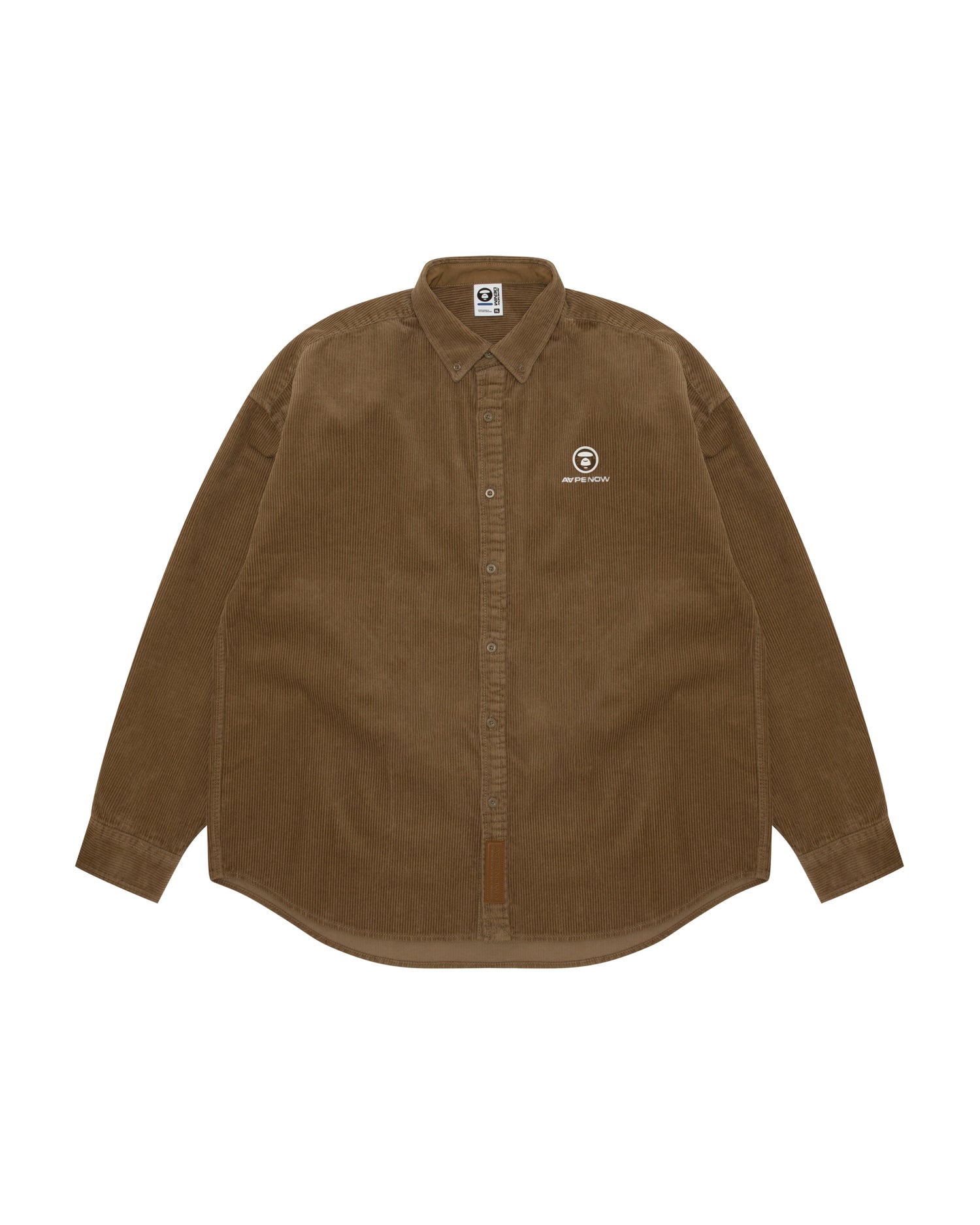 Aape Moonface logo long sleeve shirt | Bape official website