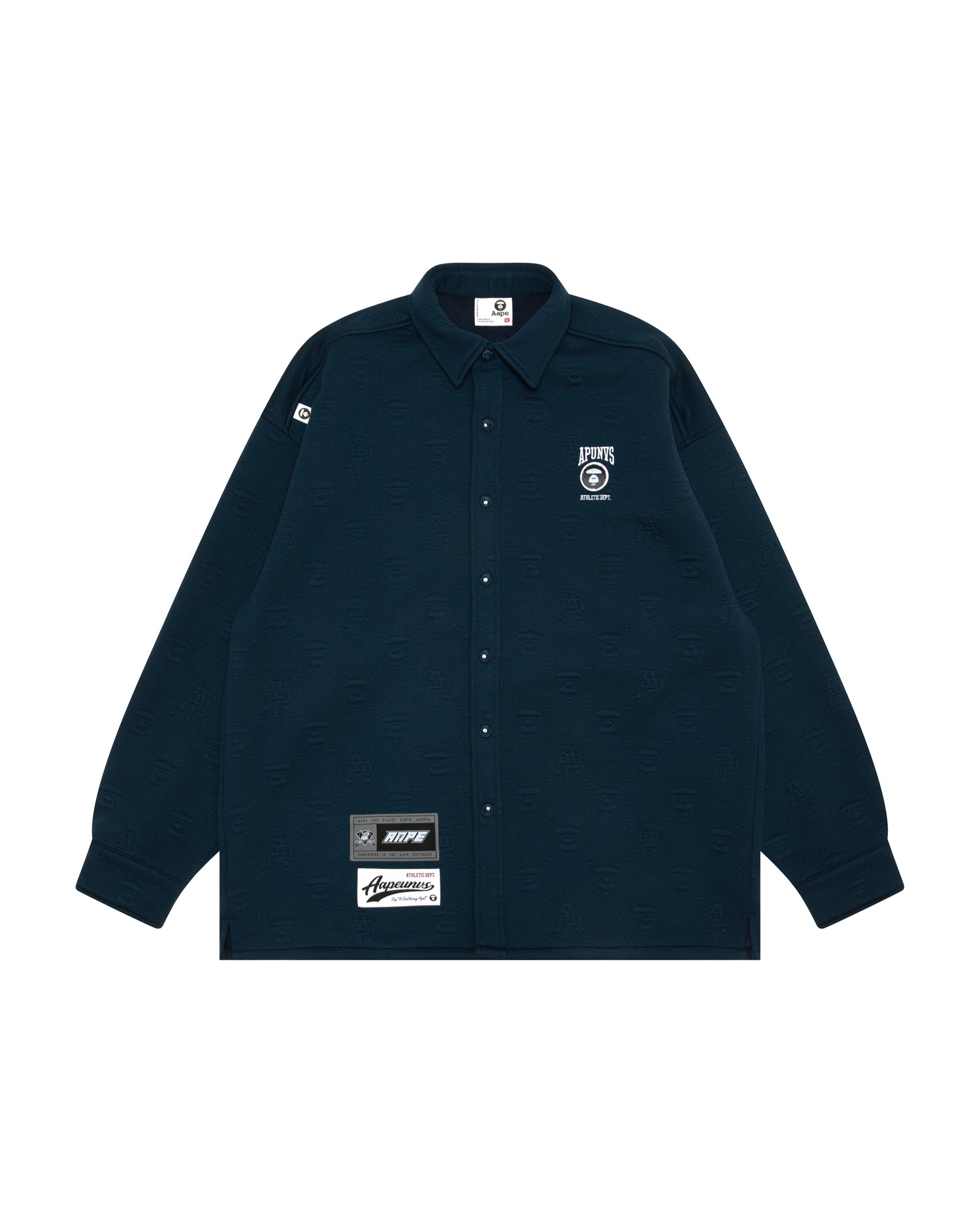 Aape Moonface logo long sleeve shirt | Bape official website