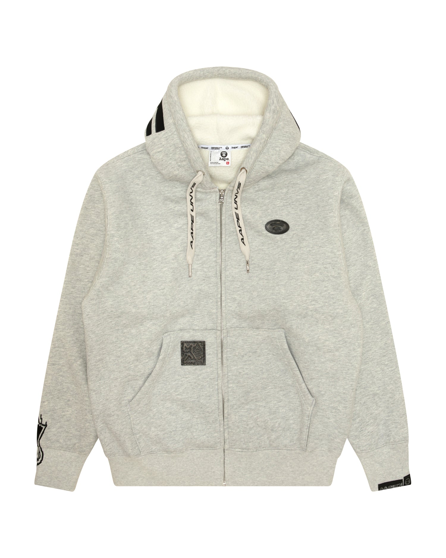 ■Aape by A BATHING APE■Moonface パッチ ジップ フーディー Aape Moonface logo patch zip-up hoodie | Bape official