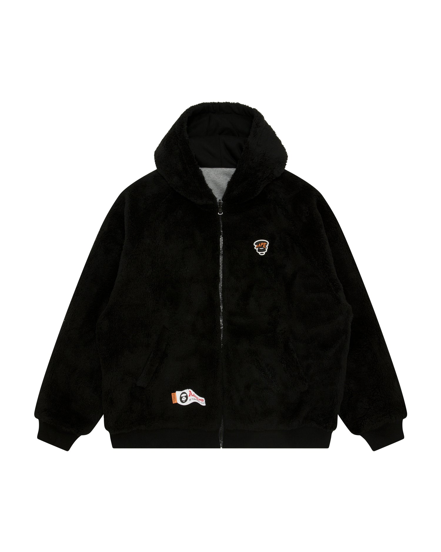 Aape Moonface logo zip-up hoodie | Bape official website