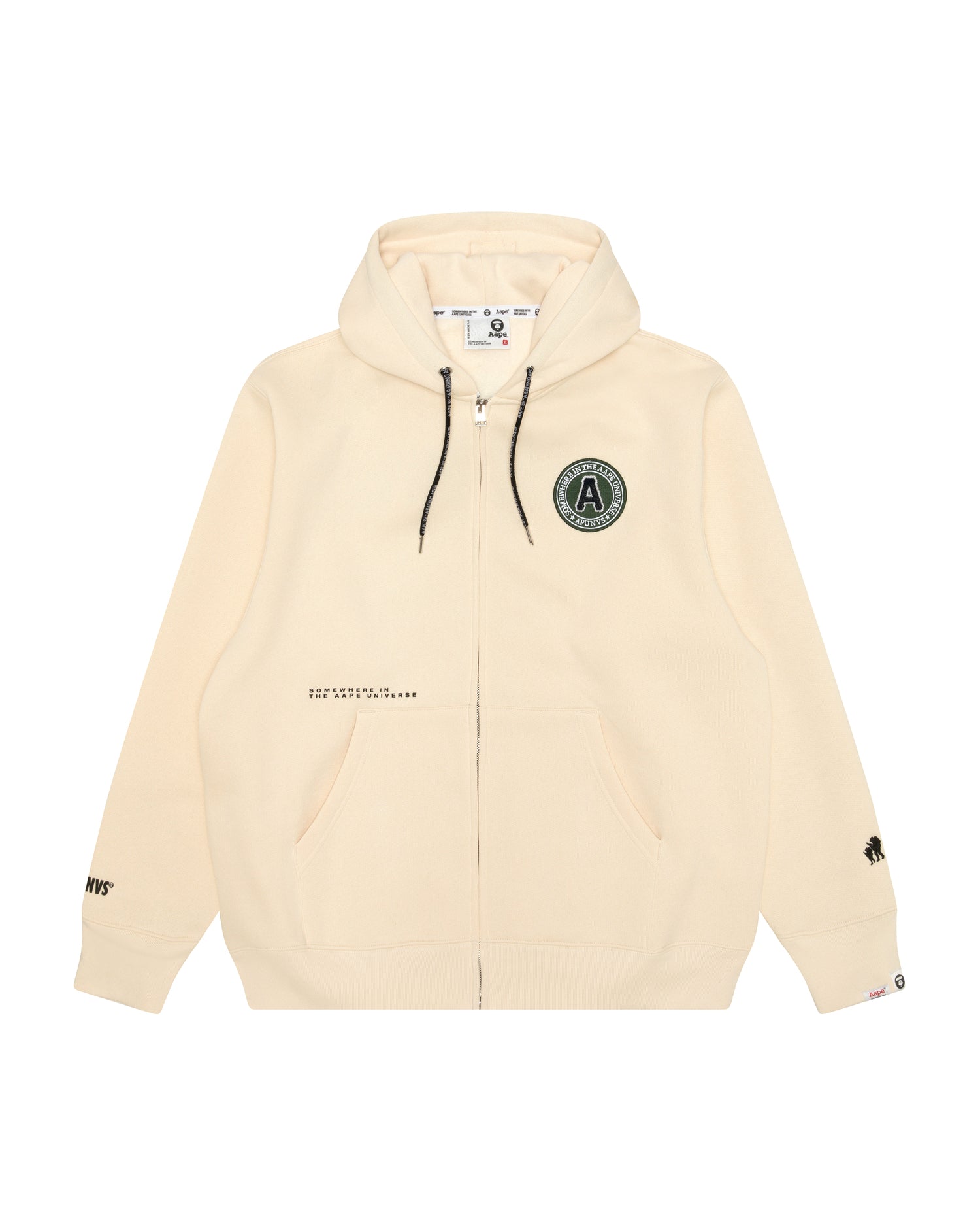 AAPE Moonface logo zip-up hoodie | Bape official website
