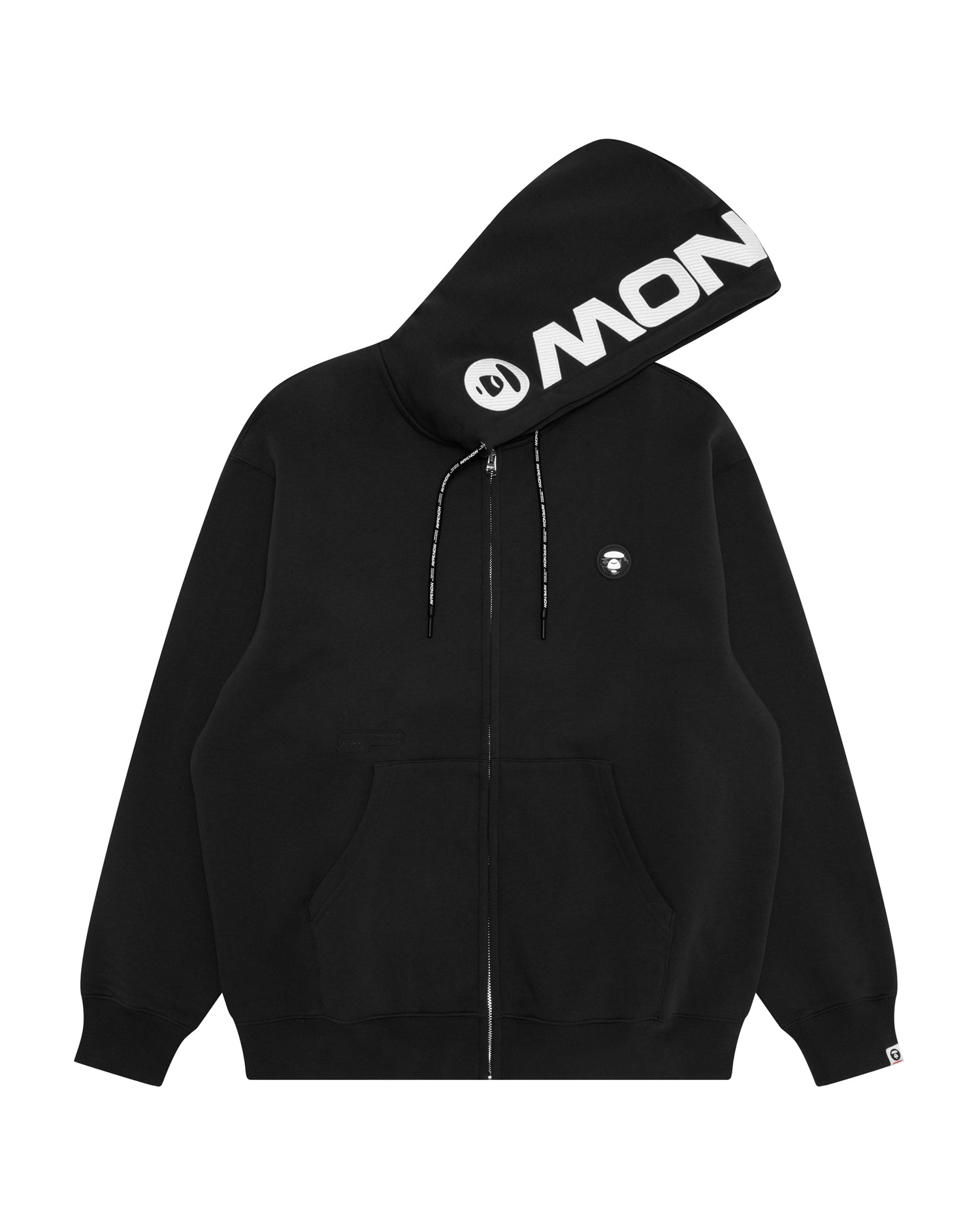 BAPE 黒 ジップアップ フリーススウェット BAPE 黒 ジップアップ フリーススウェット