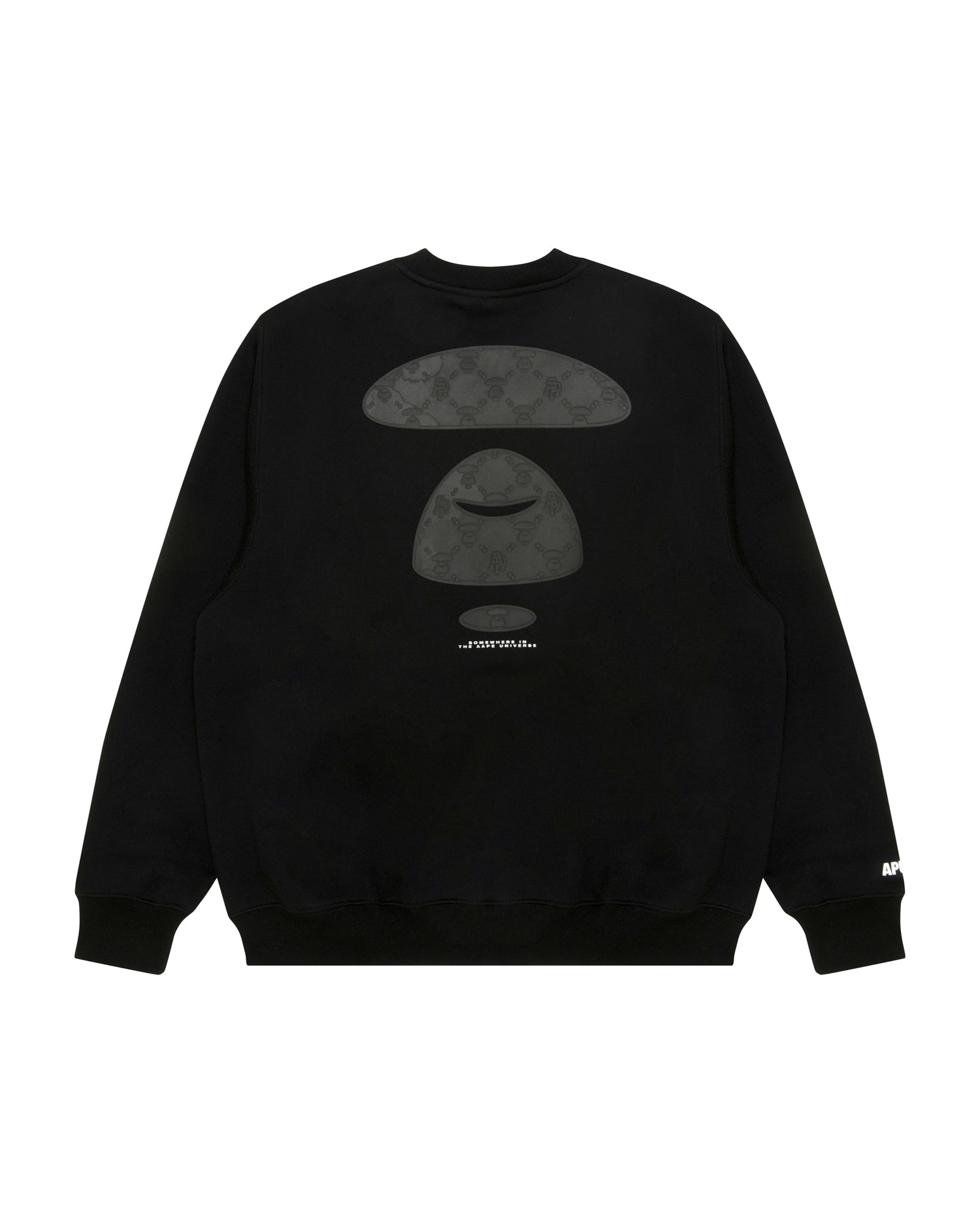 トップス A BATHING APE EMBOSS LOGO SWEAT Buy A Bathing Ape Ape Face Crewneck Sweatshirt in grey