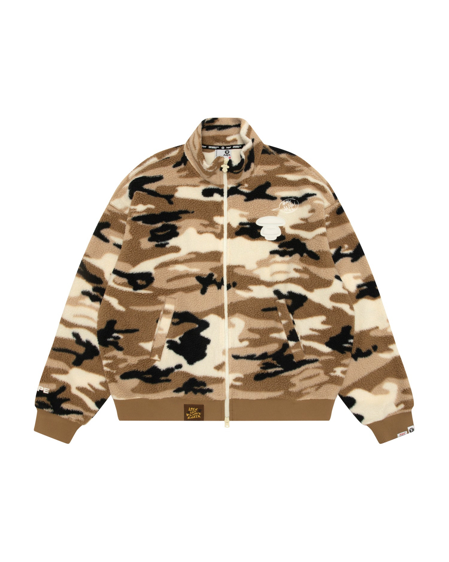 a bathing ape BAPE ダッフルコート メンズMサイズ カモフラ柄 A BATHING APE - A BATHING APE カモフラ ダッフルコート エイプ