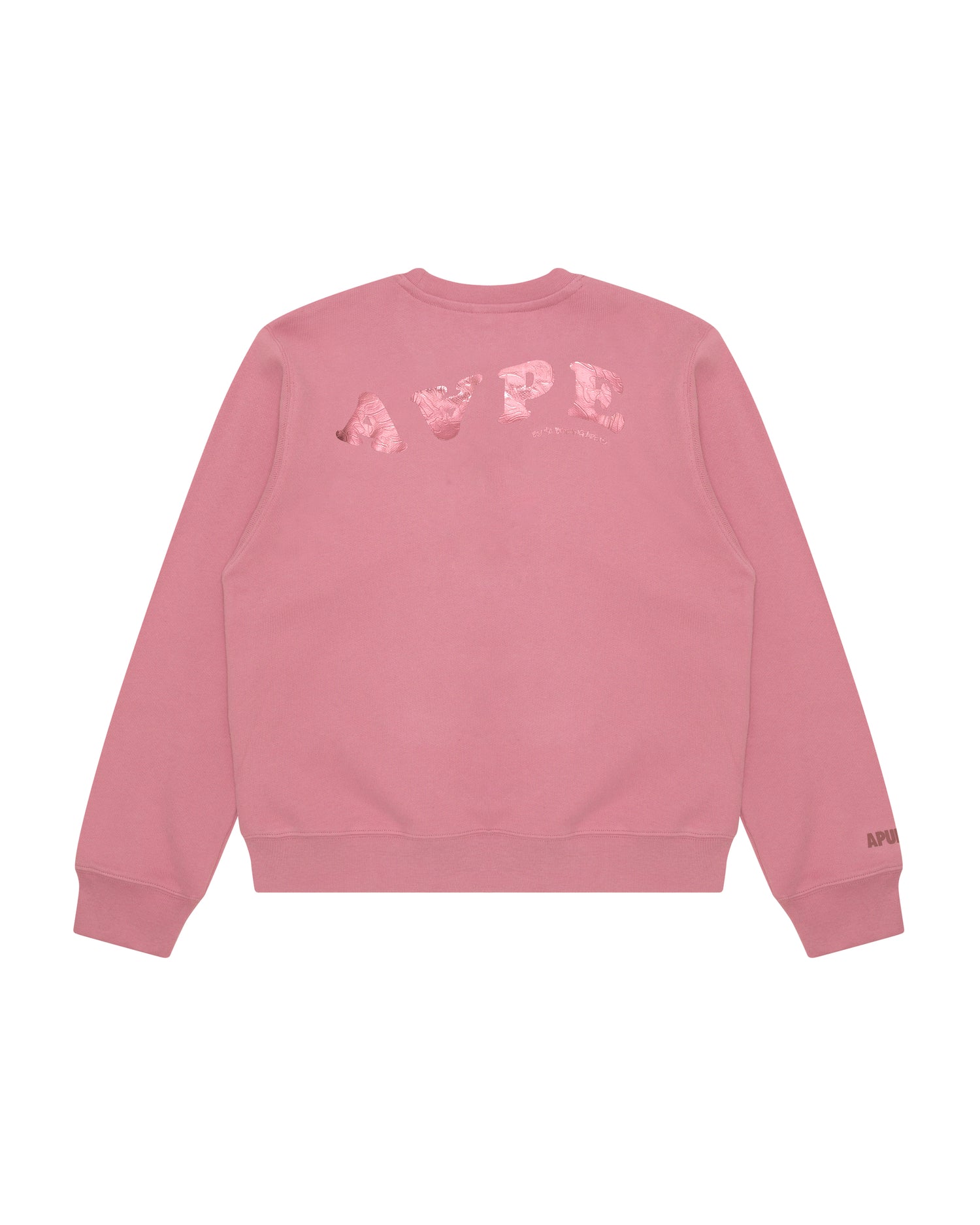 BATHING APEトレーナー ピンク A BATHING APE｜アベイシングエイプのスウェット（ピンク/桃色系