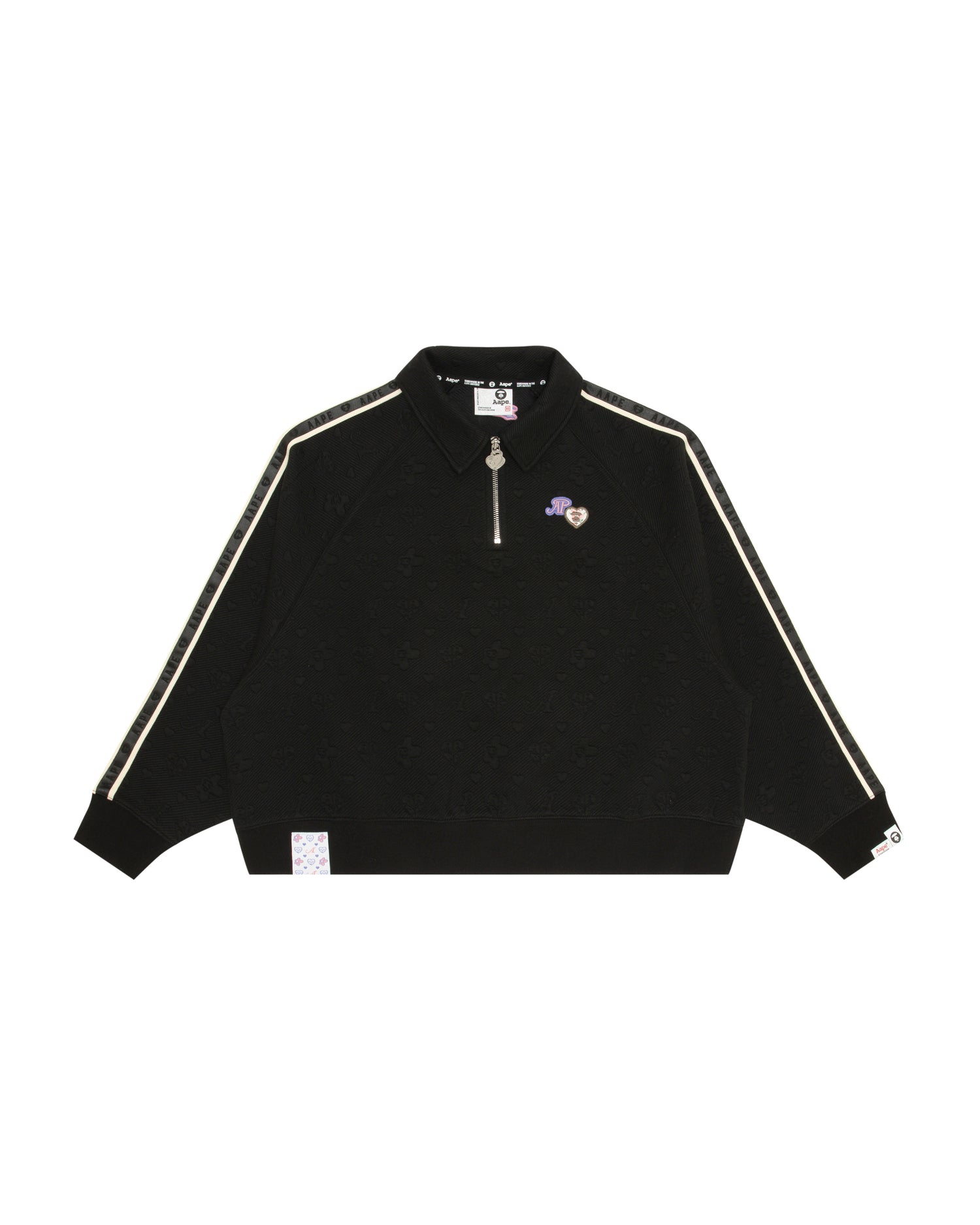 Aape Moonface logo half-zip sweatshirt | Bape official